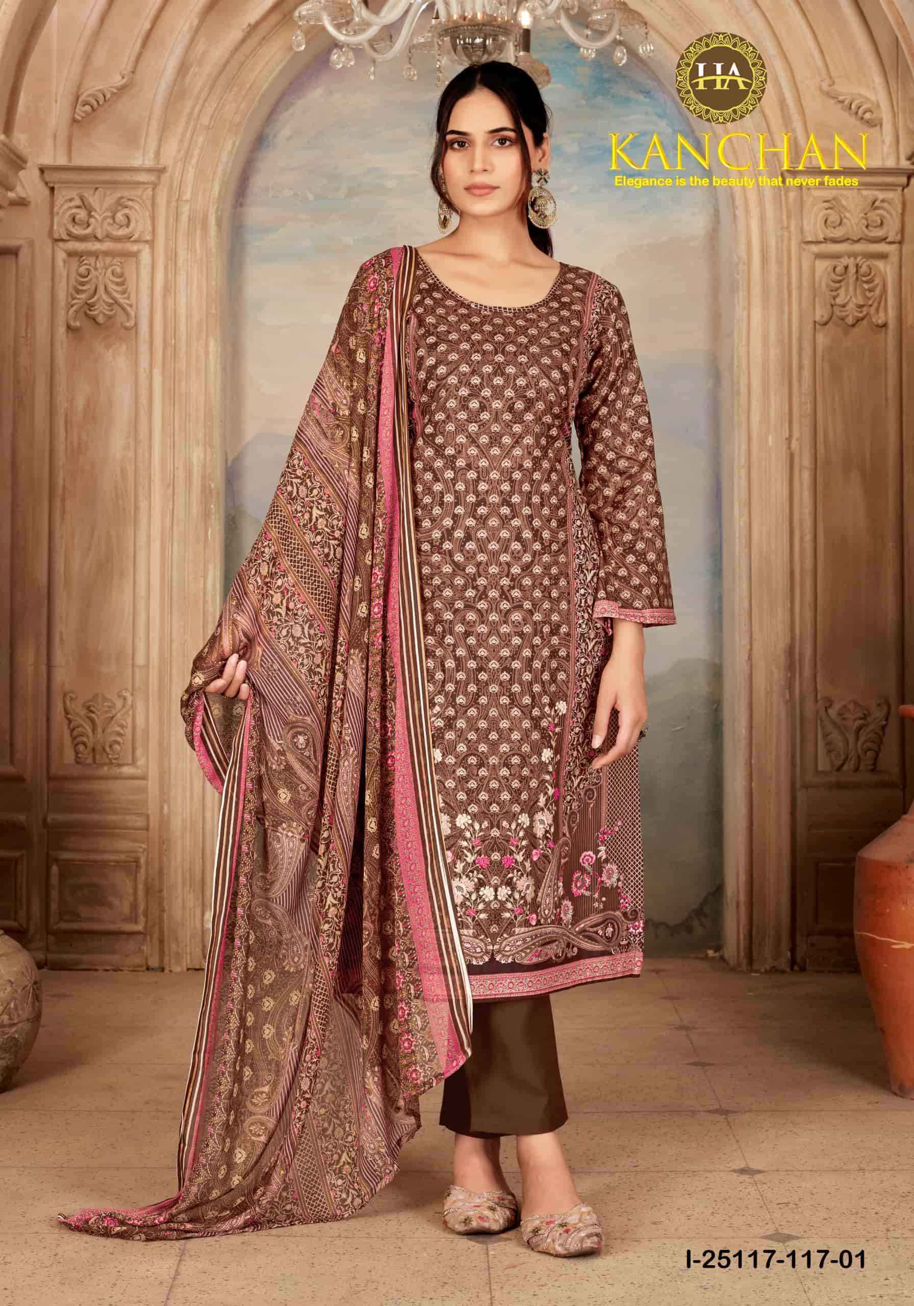 Harshit Kanchan Designer Print Cotton Salwar Suit _ Surat Wholesale Market Price ( 6 Pcs Catalog )