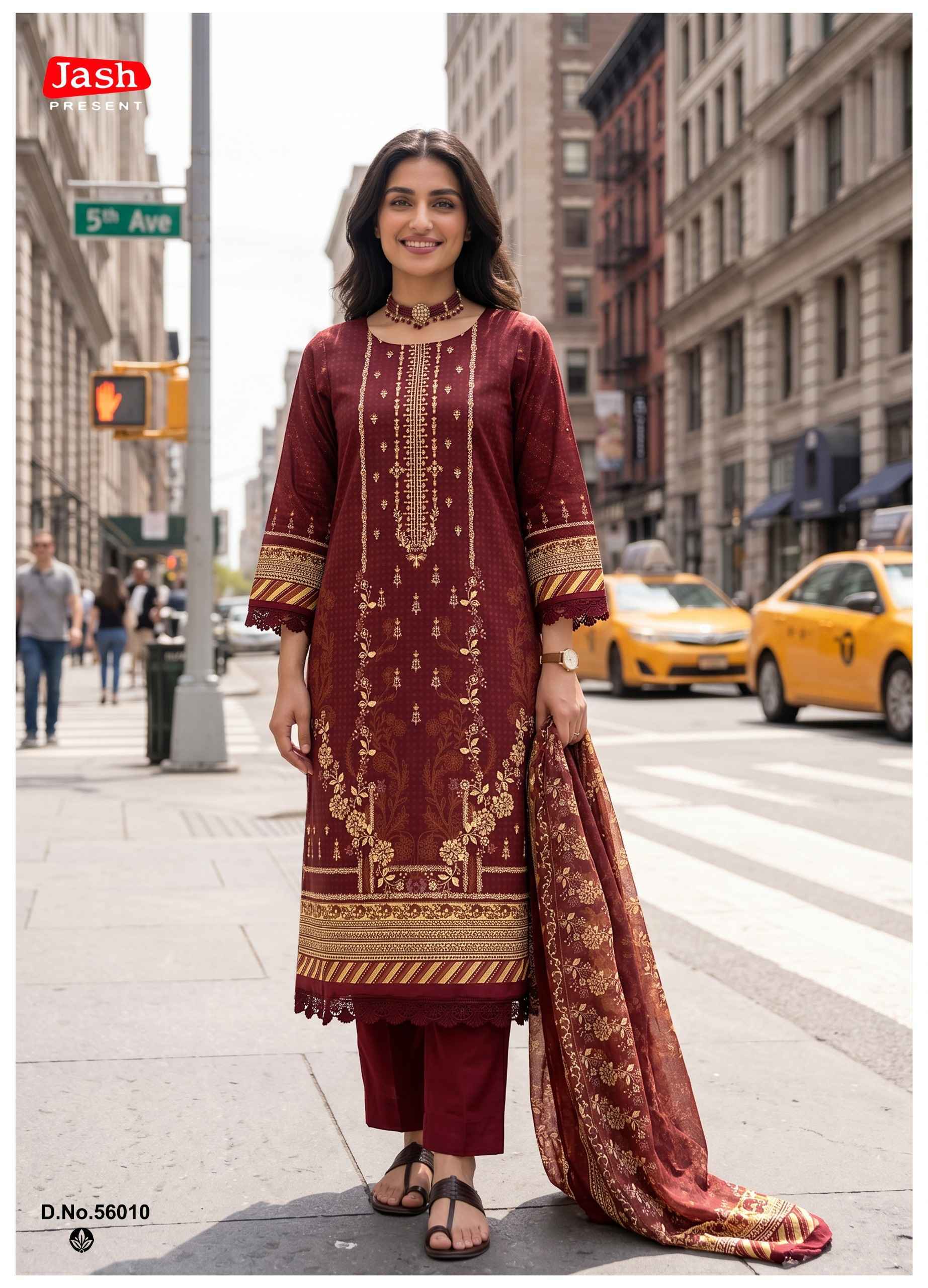 Jash Elliza Vol 56 Wholesale Womens Cotton Dress Material ( 10 pcs Catalogue )