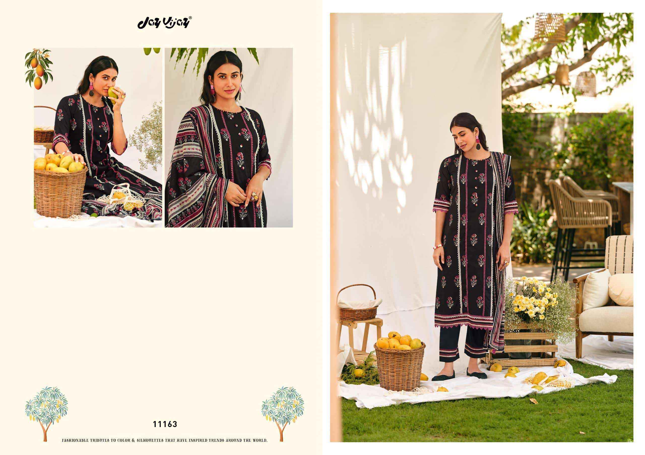 Jay Vijay Aam Bagh Exclusive Dress _ Texteli Surat Wholesale Price ( 6 Pcs Catalog )