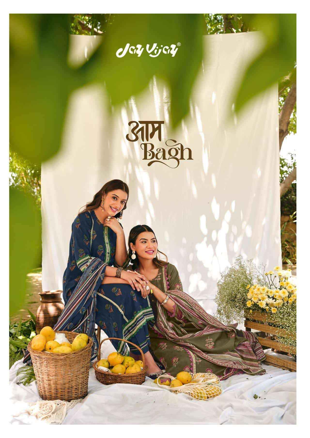 Jay Vijay Aam Bagh Exclusive Dress _ Texteli Surat Wholesale Price ( 6 Pcs Catalog )