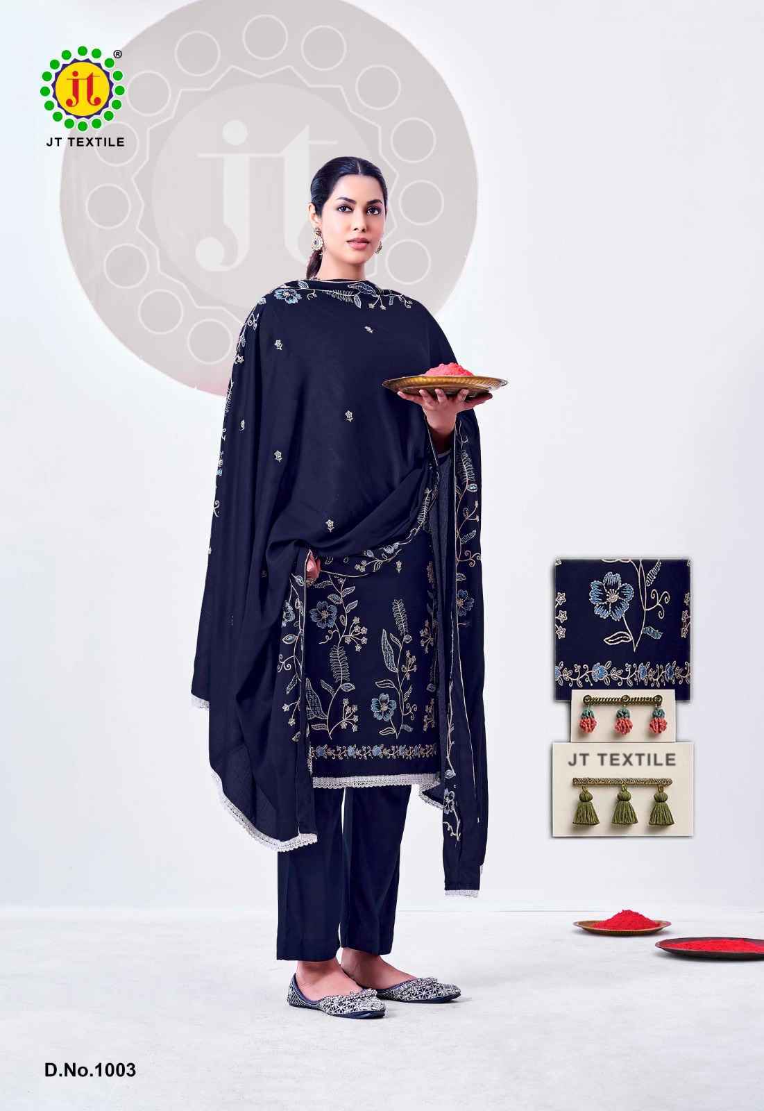 Jt Alina Vol 2 Rayon Salwar Suit _ Surat Wholesale Market Price ( 5 Pcs Catalog )