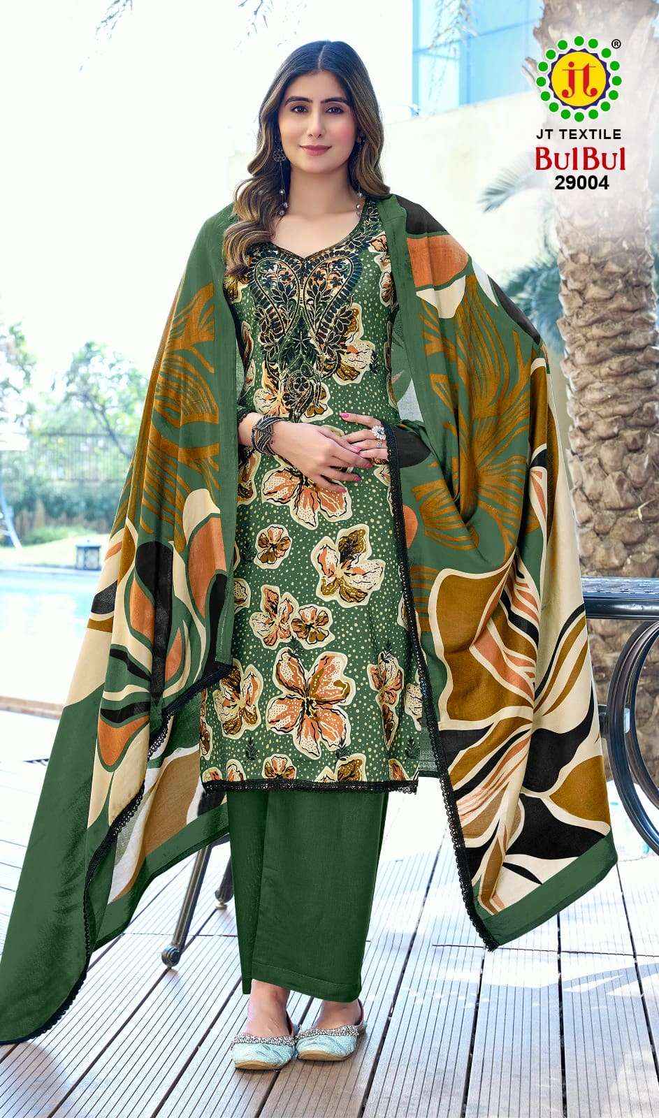 Jt Bulbul Vol 29 Rayon Premium Wear Ladies Dress Wholesale Surat Rate ( 5 Pcs Catalog )