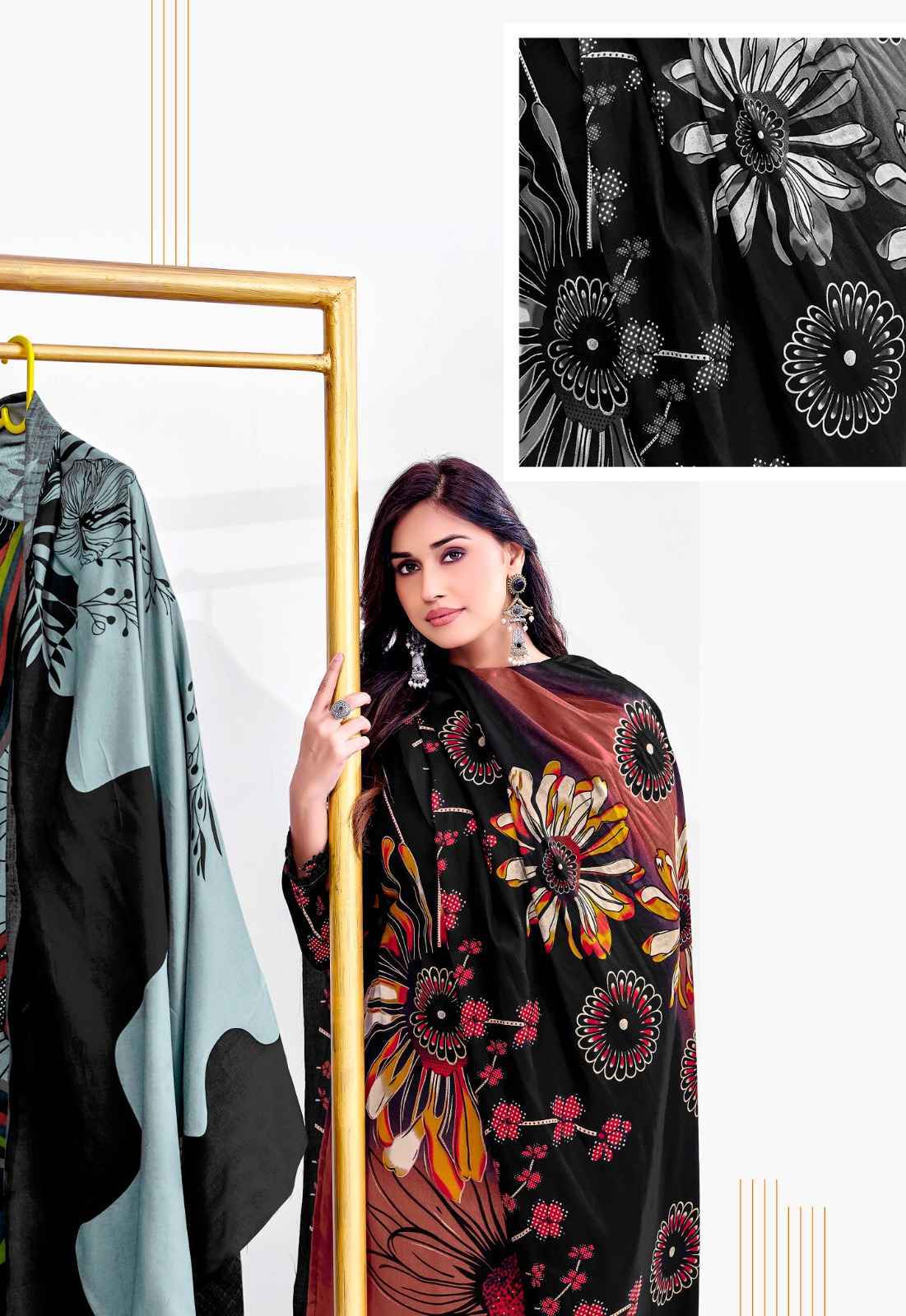 Jt Falguni Wholesale Rayon Dress Material - Surat Wholesale Shop ( 5 pcs Catalogue )