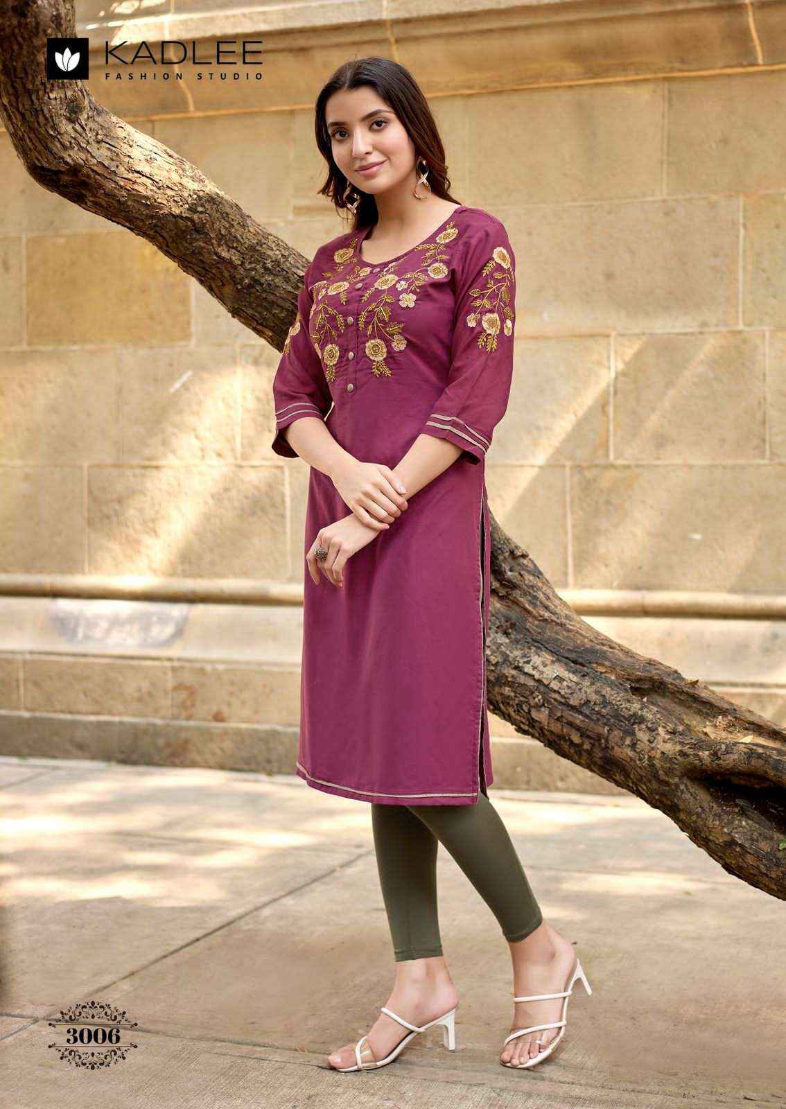 Kadlee Suchitra Premium Designs Ladies Kurti Set _ Surat Wholesale Market Price ( 6 Pcs Catalog )