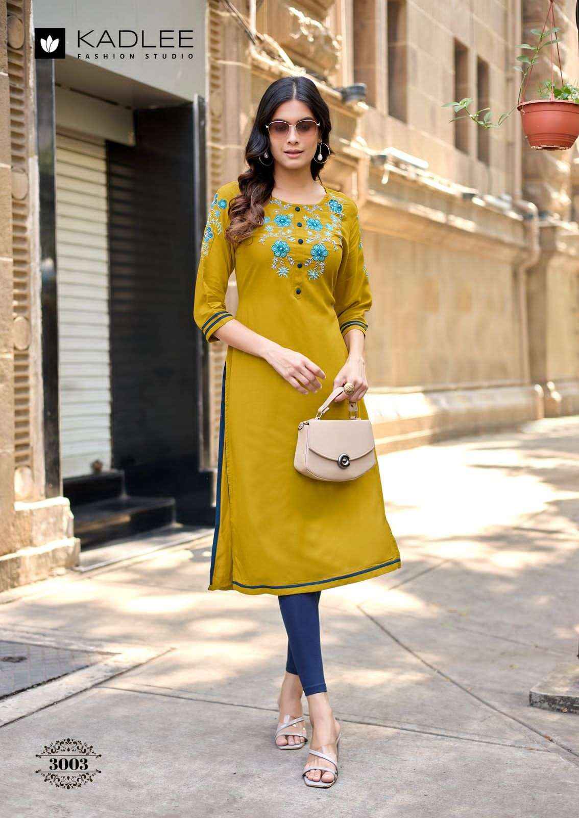 Kadlee Suchitra Premium Designs Ladies Kurti Set _ Surat Wholesale Market Price ( 6 Pcs Catalog )