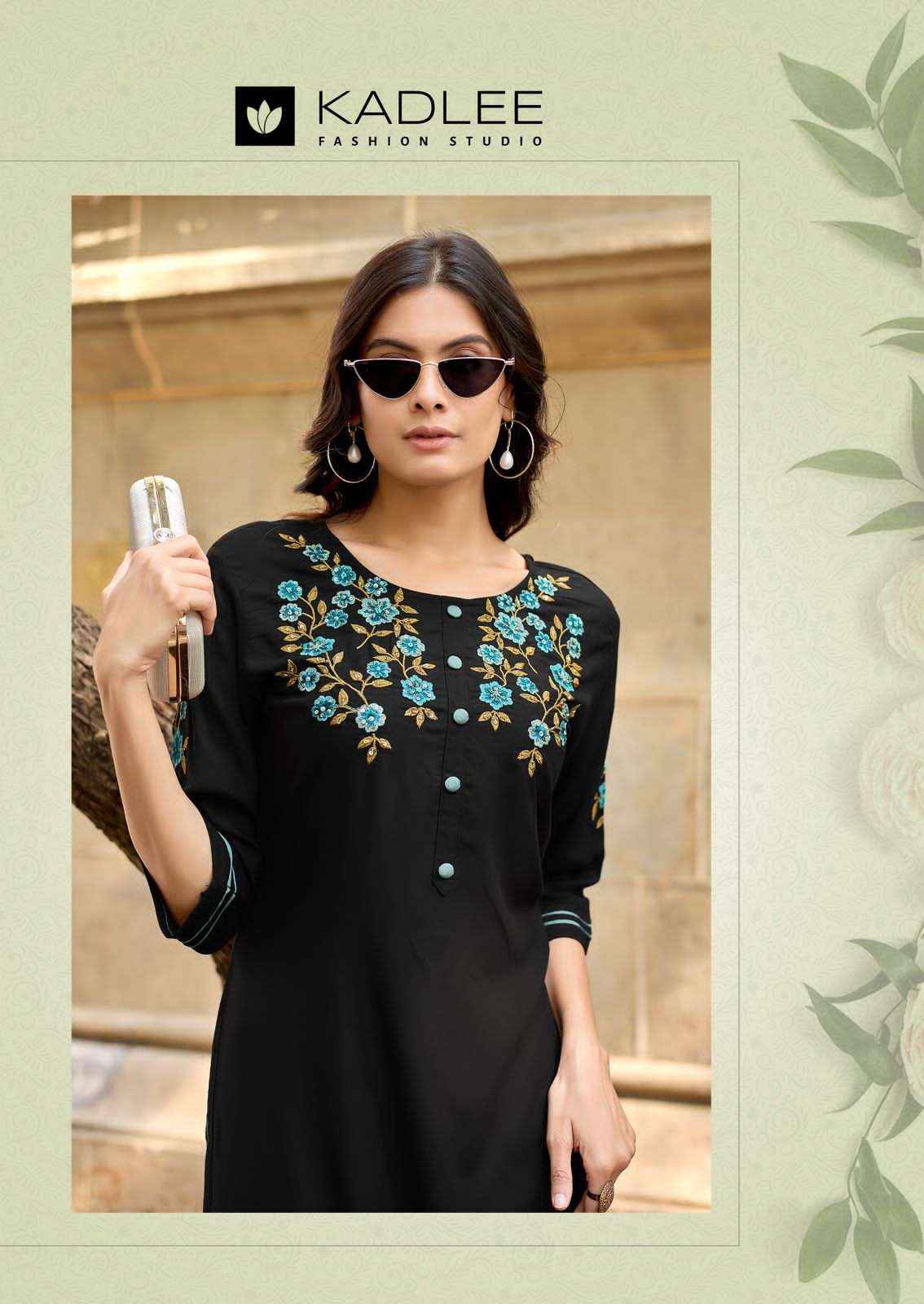 Kadlee Suchitra Premium Designs Ladies Kurti Set _ Surat Wholesale Market Price ( 6 Pcs Catalog )