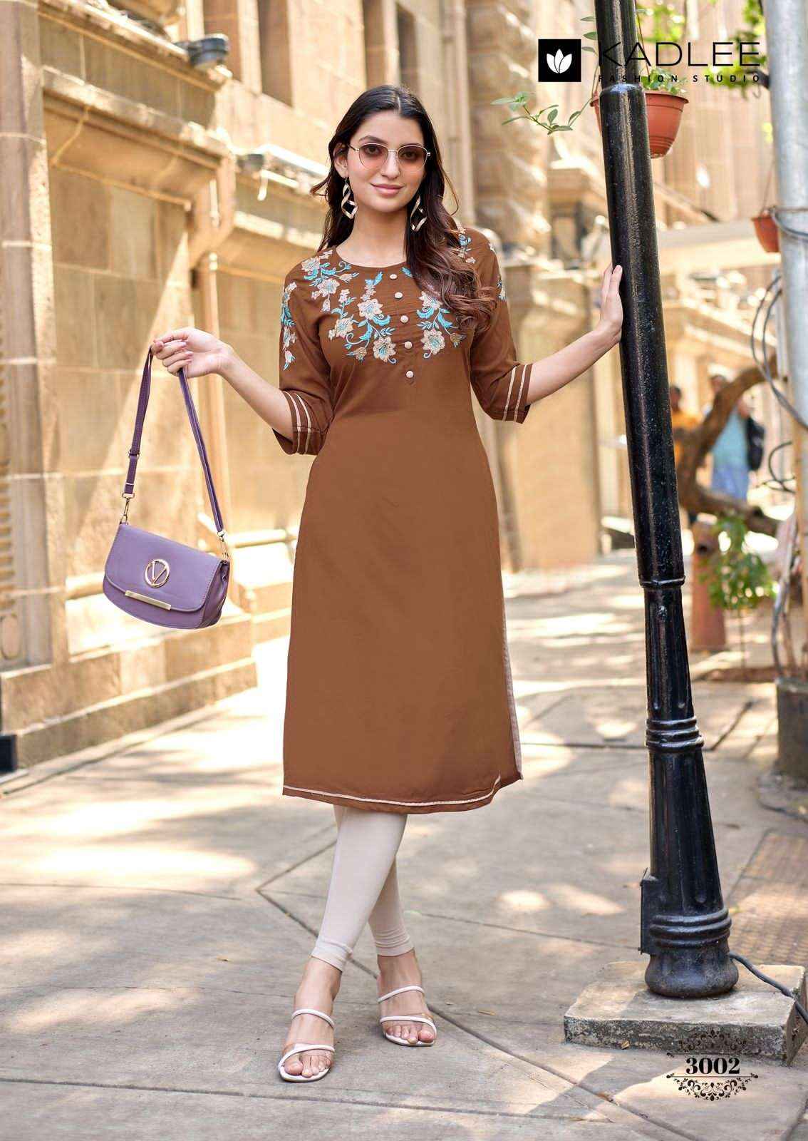 Kadlee Suchitra Premium Designs Ladies Kurti Set _ Surat Wholesale Market Price ( 6 Pcs Catalog )