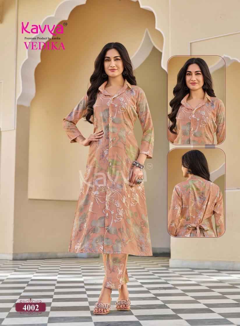 Kavya Vedika Vol 4 Capsule Co Ord Set, Surat Wholesale Shopping ( 10 pcs Catalogue )
