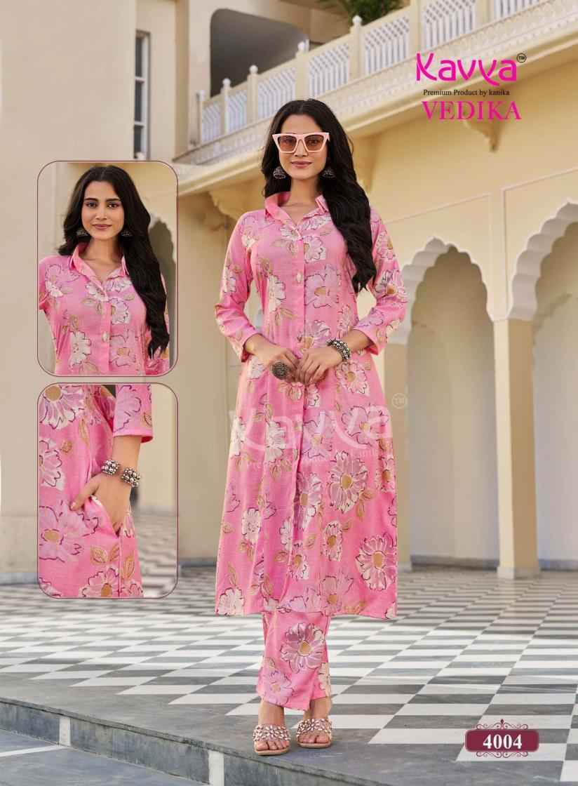 Kavya Vedika Vol 4 Capsule Co Ord Set, Surat Wholesale Shopping ( 10 pcs Catalogue )