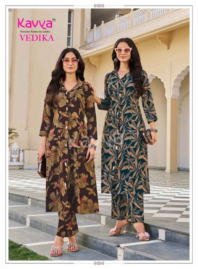 Kavya Vedika Vol 4 Capsule Co Ord Set, Surat Wholesale Shopping ( 10 pcs Catalogue )