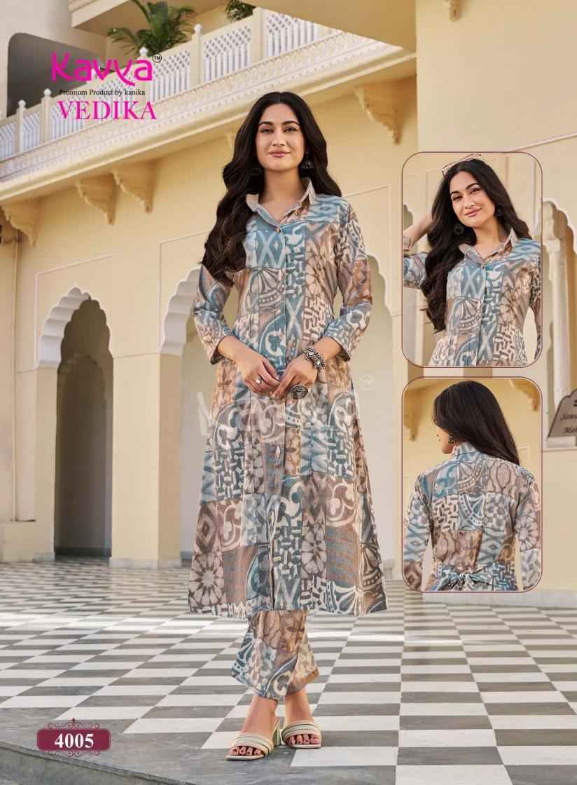 Kavya Vedika Vol 4 Capsule Co Ord Set, Surat Wholesale Shopping ( 10 pcs Catalogue )