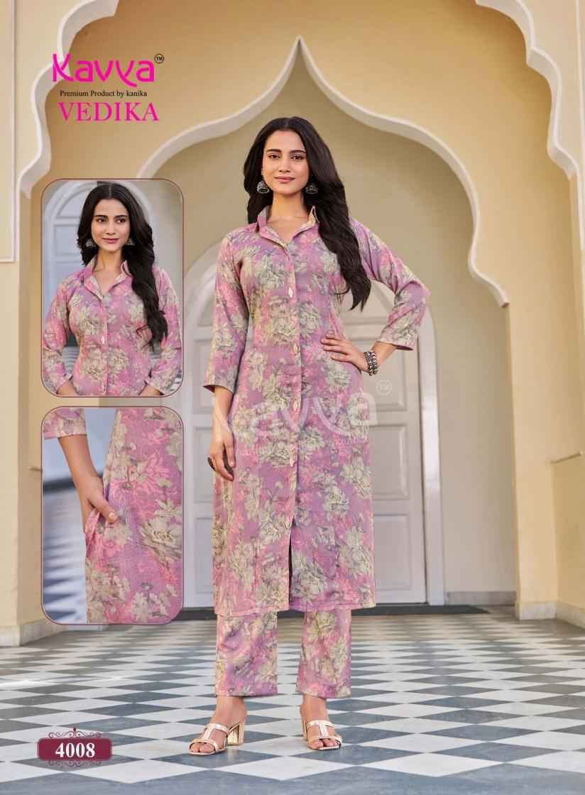 Kavya Vedika Vol 4 Capsule Co Ord Set, Surat Wholesale Shopping ( 10 pcs Catalogue )