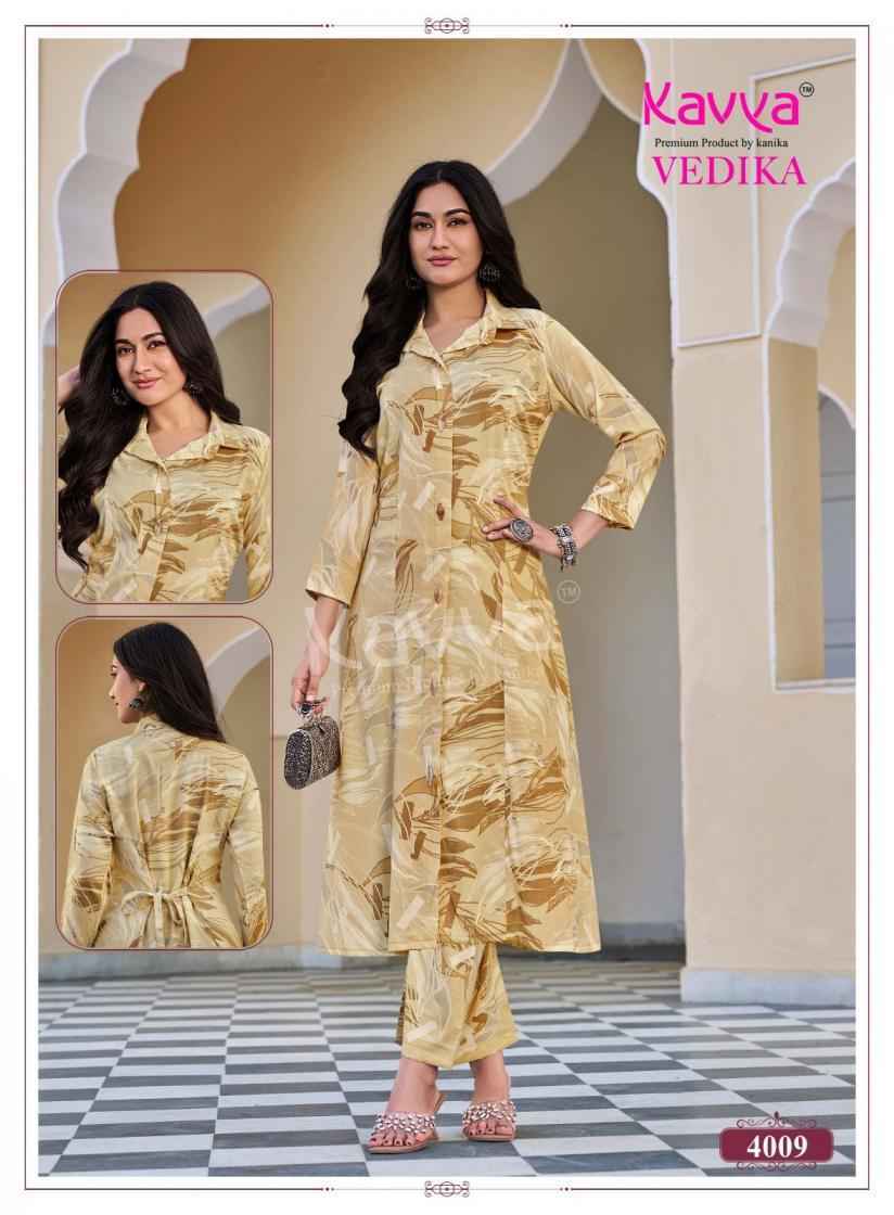 Kavya Vedika Vol 4 Capsule Co Ord Set, Surat Wholesale Shopping ( 10 pcs Catalogue )