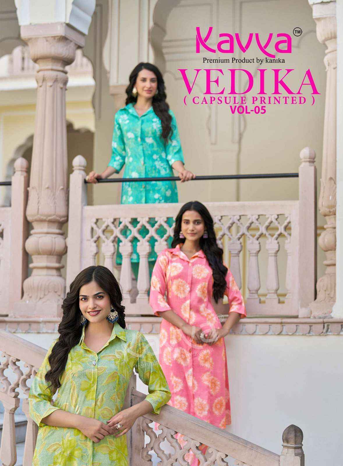 Kavya Vedika Vol 5 Capsule Co Ord Set,  Surat Wholesale Bazaar ( 10 pcs Catalogue )