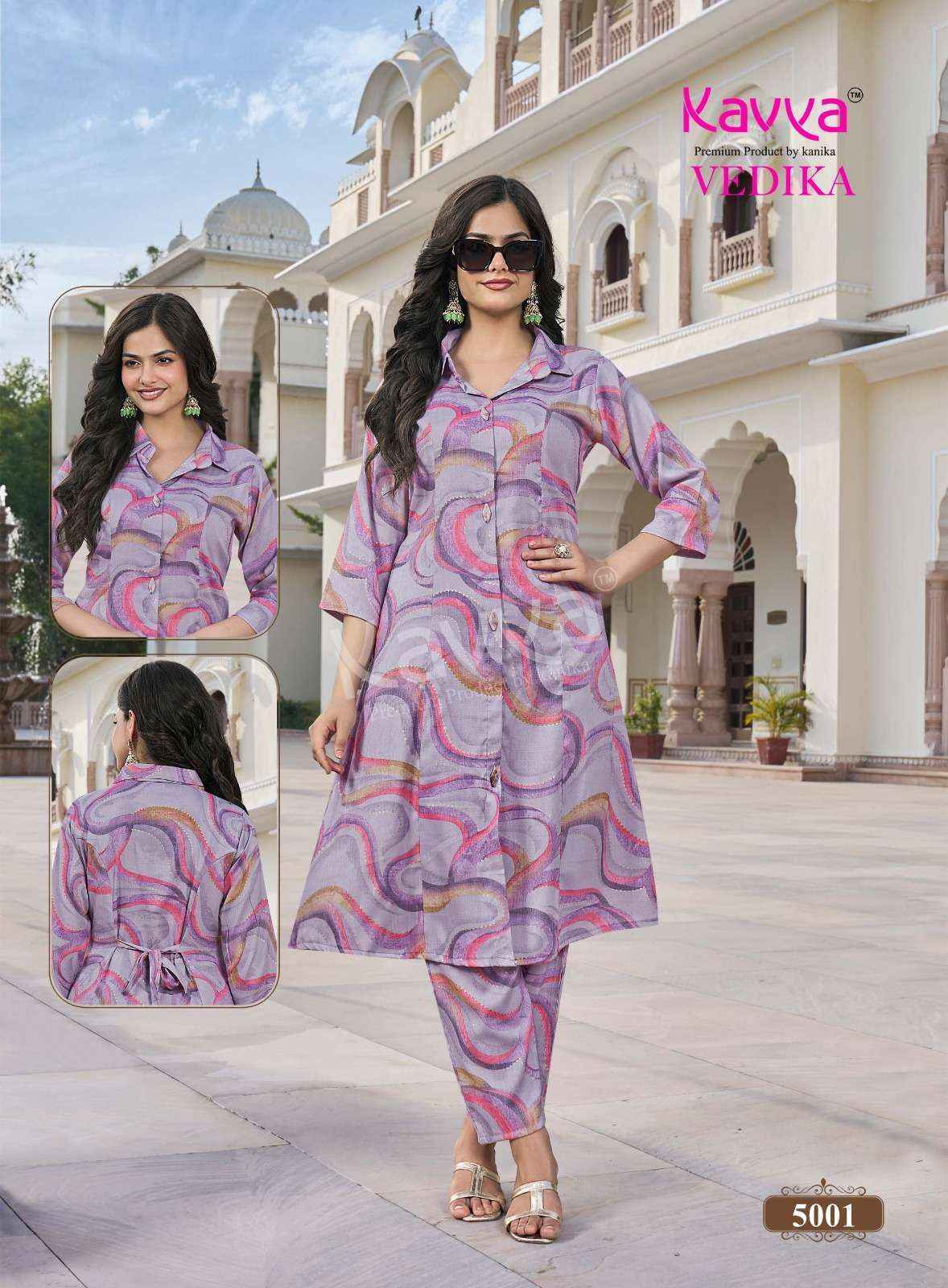 Kavya Vedika Vol 5 Capsule Co Ord Set,  Surat Wholesale Bazaar ( 10 pcs Catalogue )