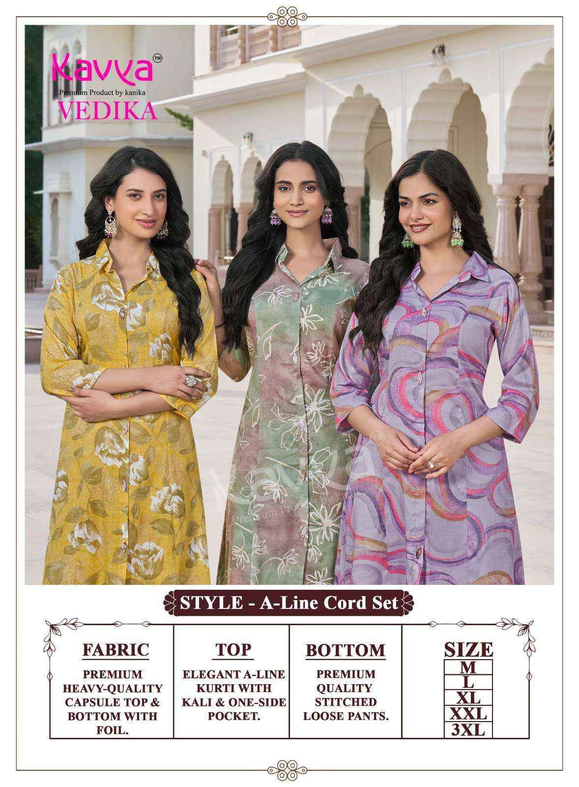 Kavya Vedika Vol 5 Capsule Co Ord Set,  Surat Wholesale Bazaar ( 10 pcs Catalogue )