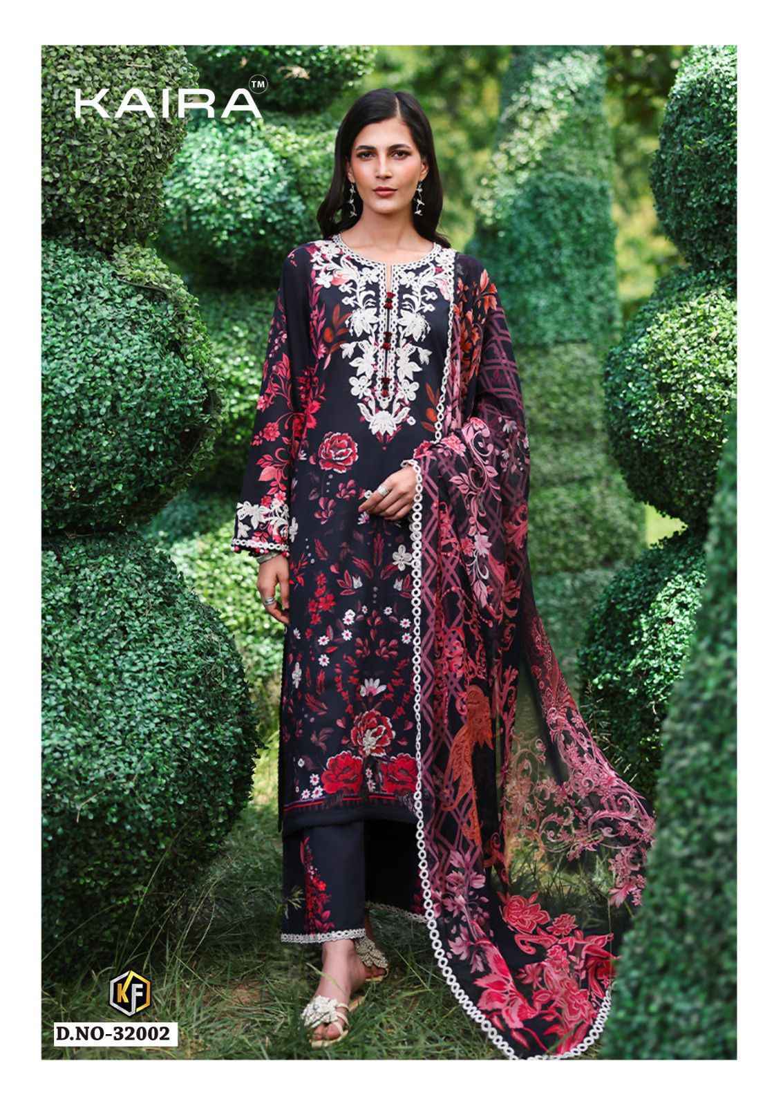 Keval Fab Kaira Vol 32 Lawn Cotton Salwar Kameez _ Surat Texteli Market Rate ( 6 Pcs Catalog )