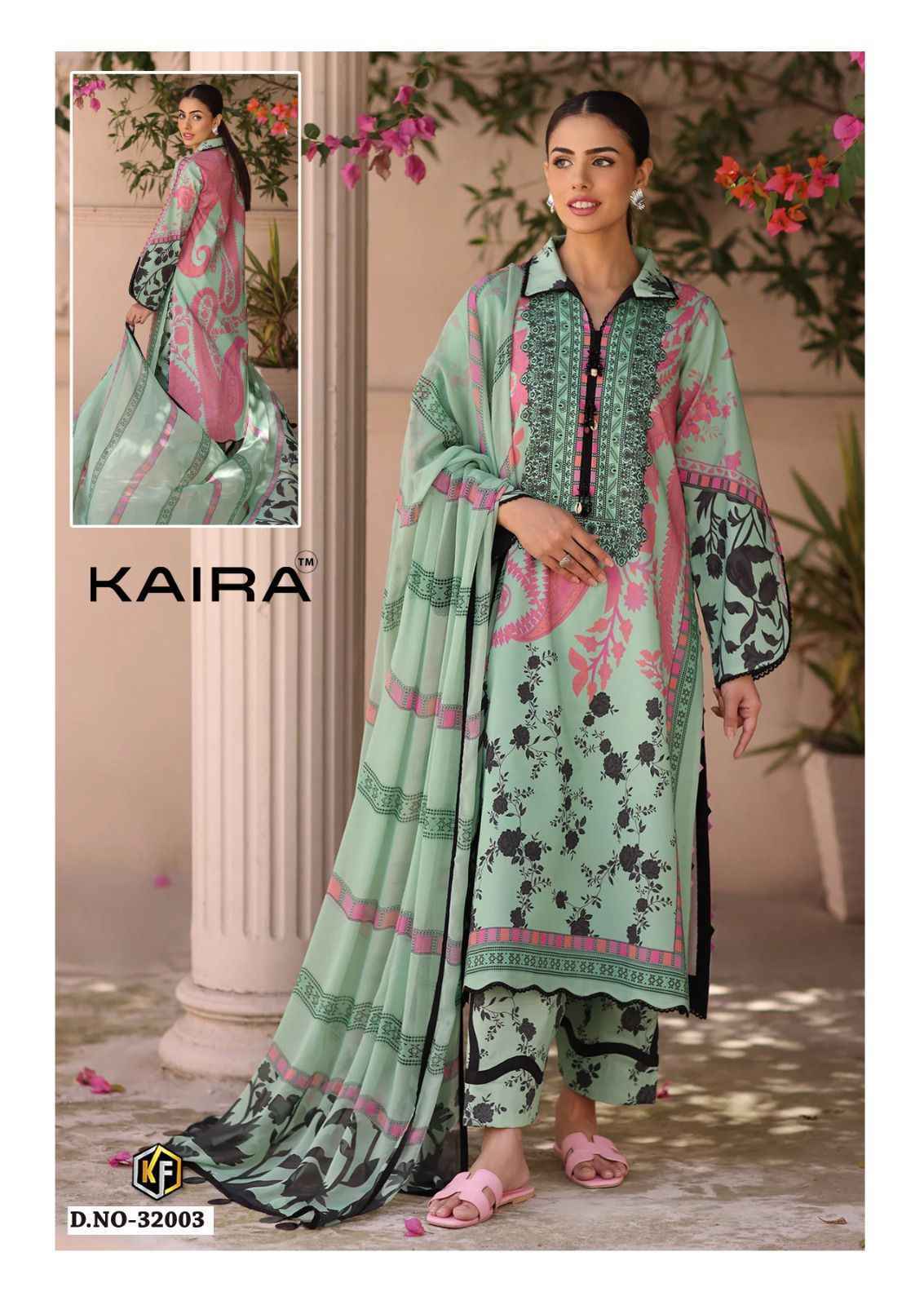 Keval Fab Kaira Vol 32 Lawn Cotton Salwar Kameez _ Surat Texteli Market Rate ( 6 Pcs Catalog )