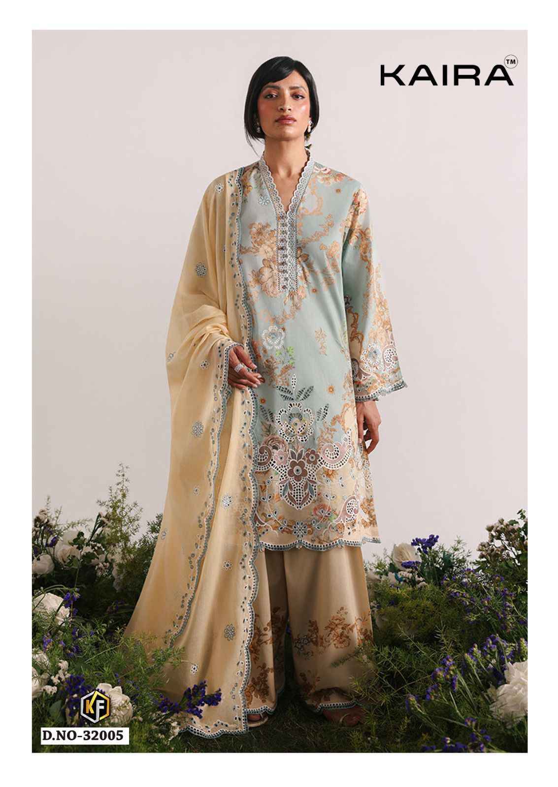 Keval Fab Kaira Vol 32 Lawn Cotton Salwar Kameez _ Surat Texteli Market Rate ( 6 Pcs Catalog )