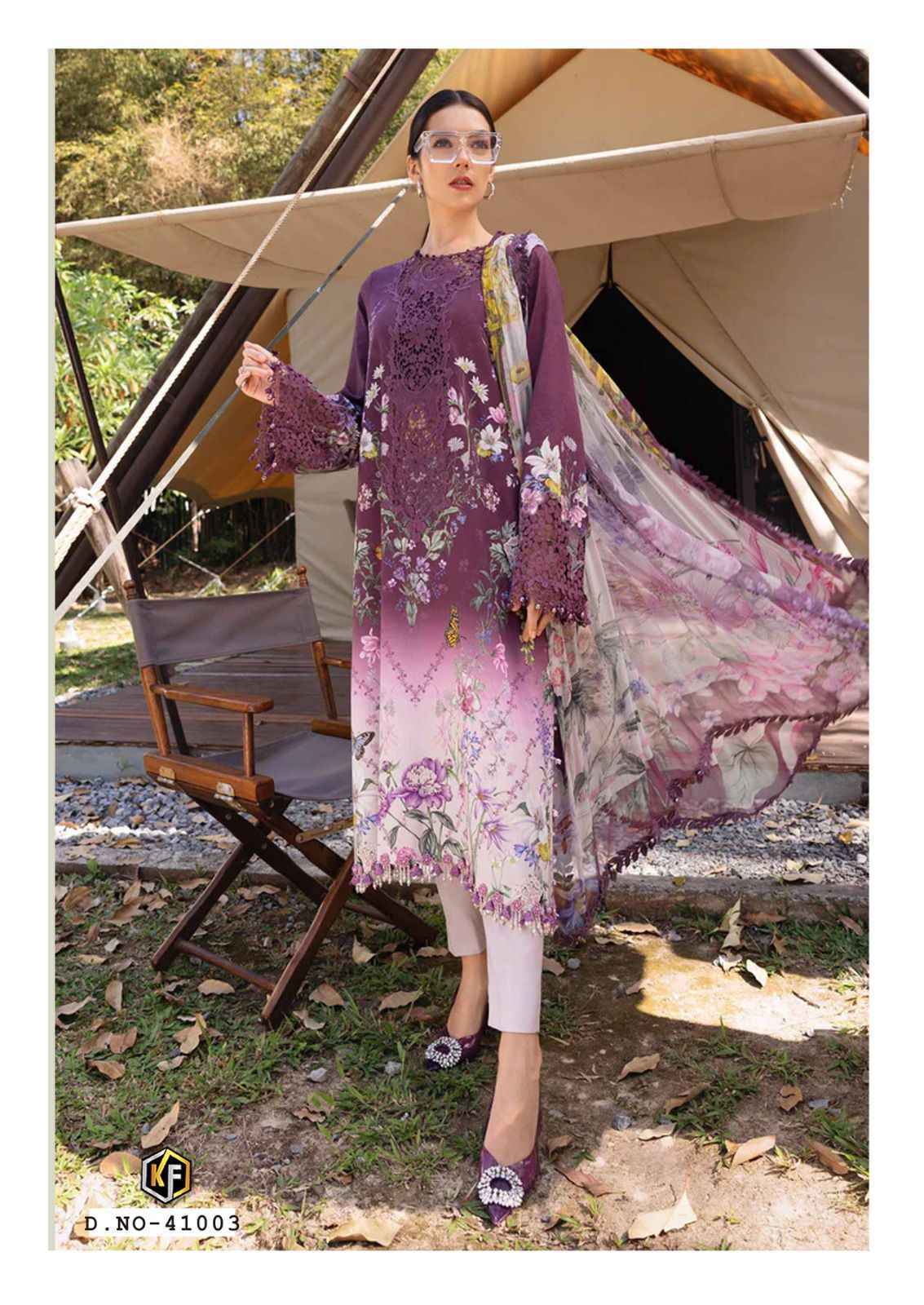 Keval Fab Maria B Vol 41 Readymade Cotton Dress _ Surat Wholesale Market Price ( 6 Pcs Catalog )