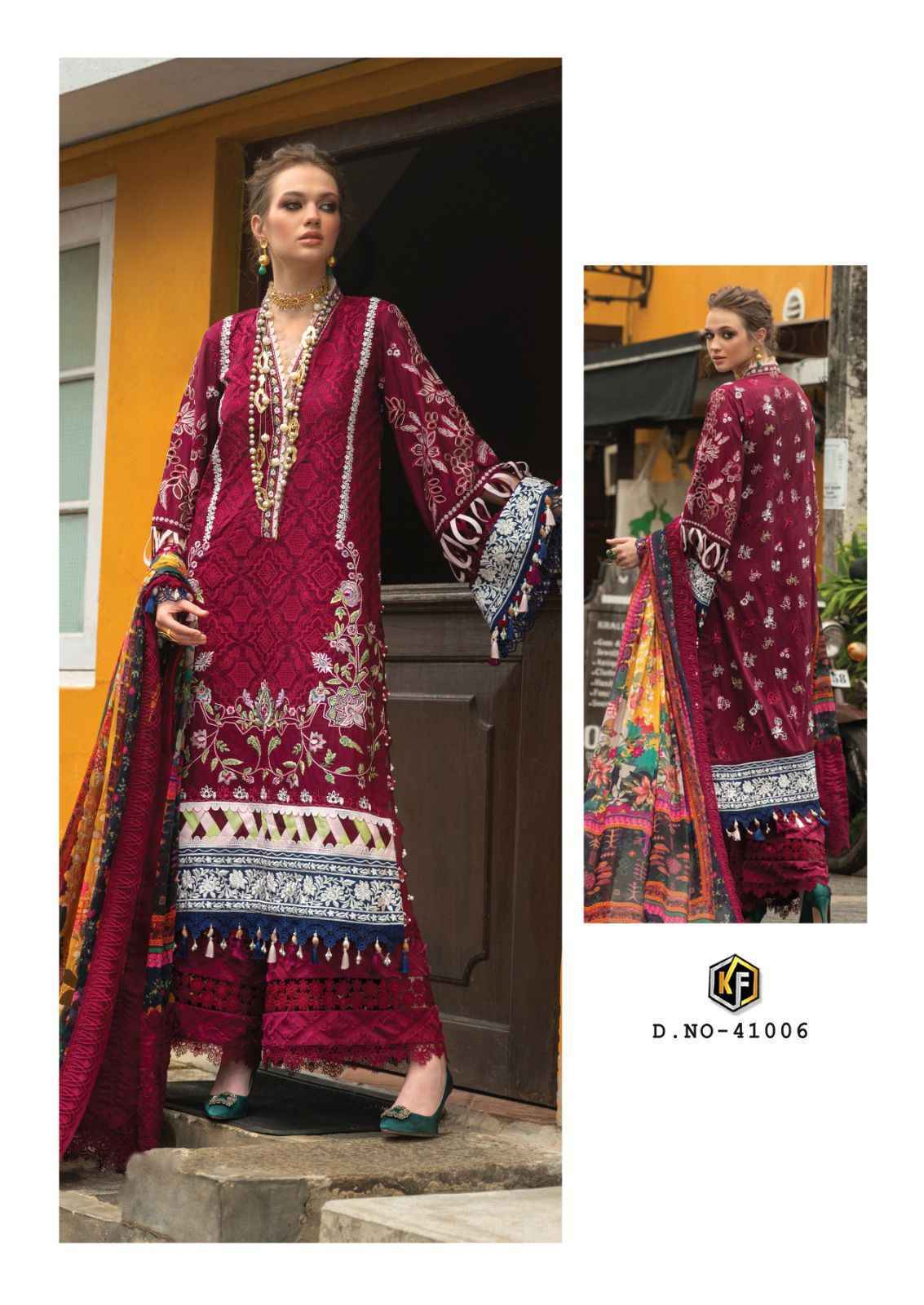 Keval Fab Maria B Vol 41 Readymade Cotton Dress _ Surat Wholesale Market Price ( 6 Pcs Catalog )