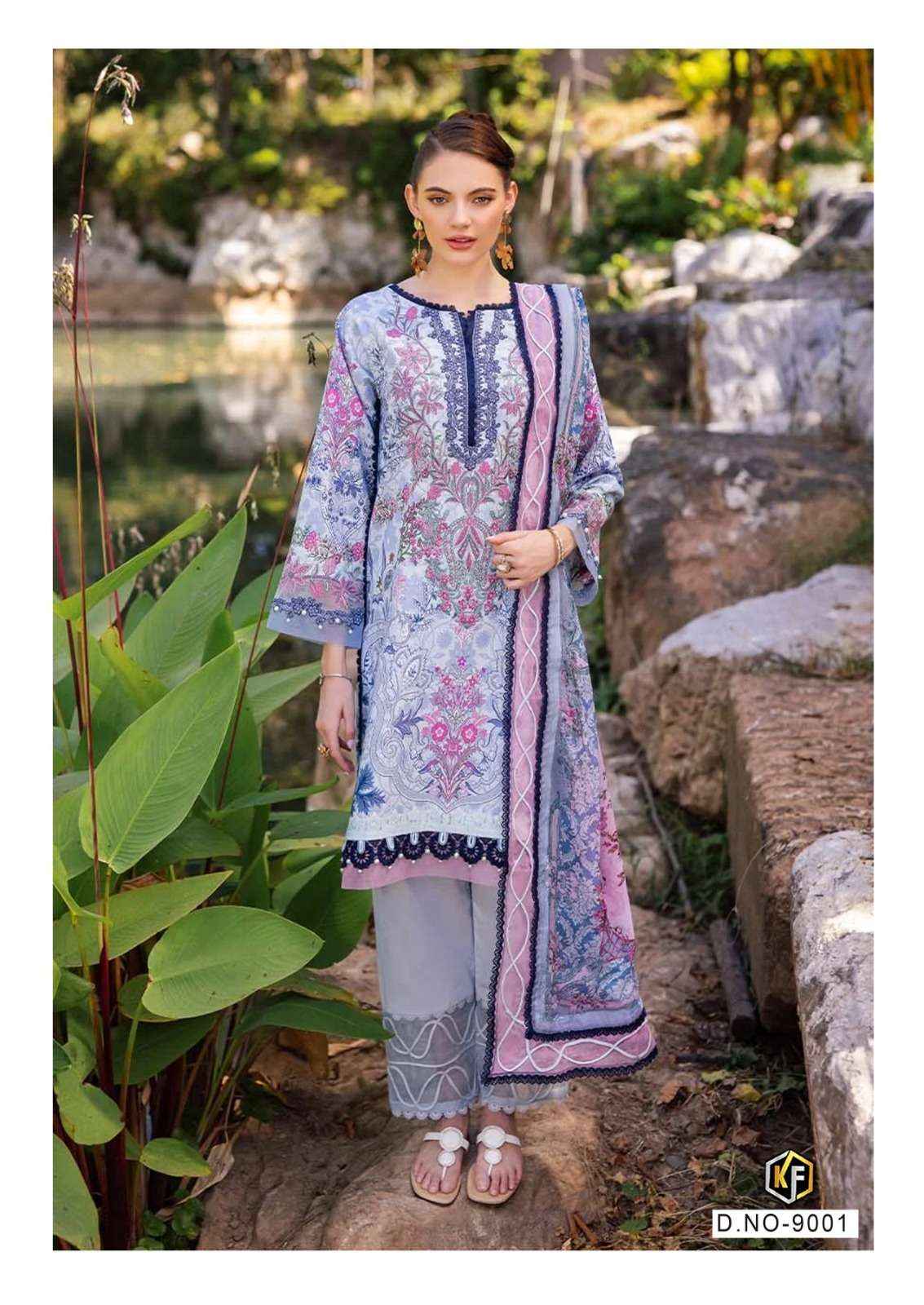 Keval Fab Qurbat Nx Vol 9 Readymade Karachi Cotton Suit Catalog Suppliers