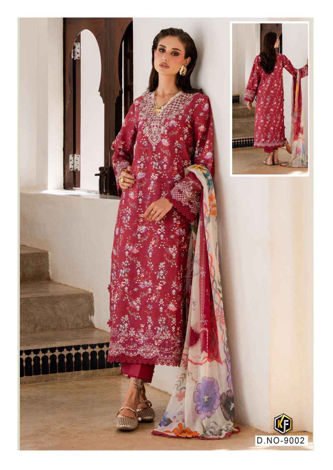 Keval Fab Qurbat Nx Vol 9 Readymade Karachi Cotton Suit Catalog Suppliers