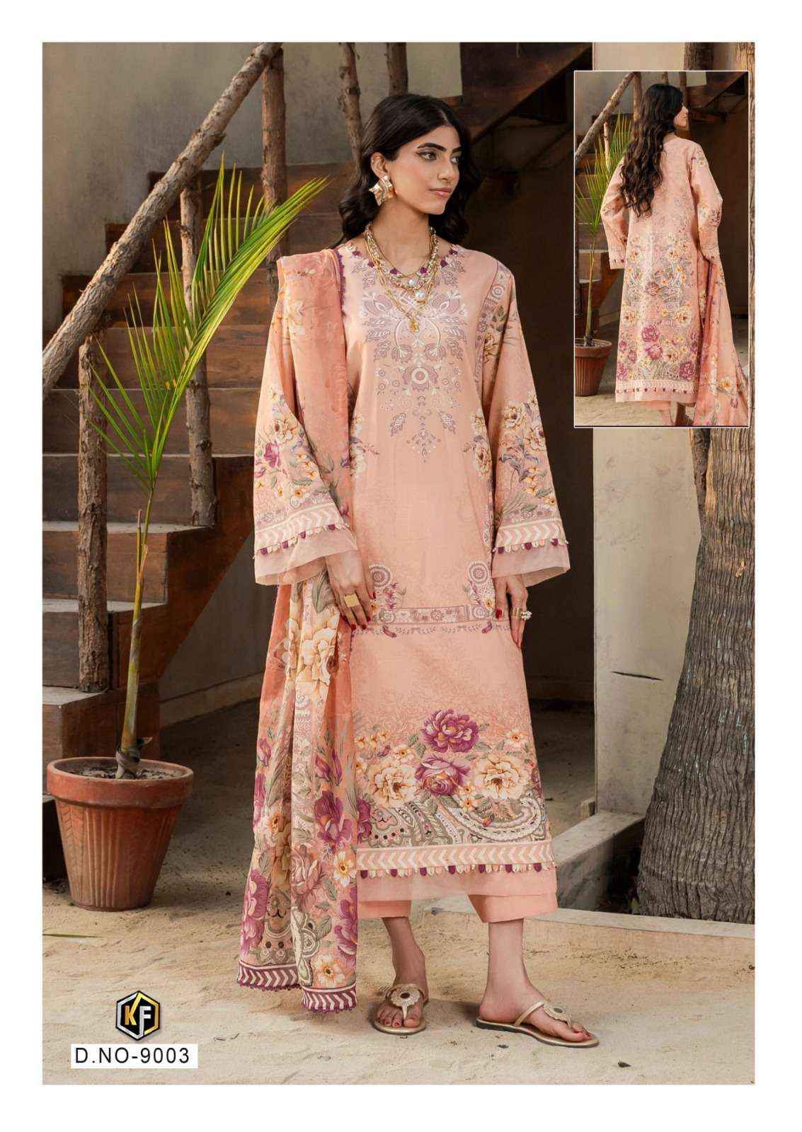 Keval Fab Qurbat Nx Vol 9 Readymade Karachi Cotton Suit Catalog Suppliers