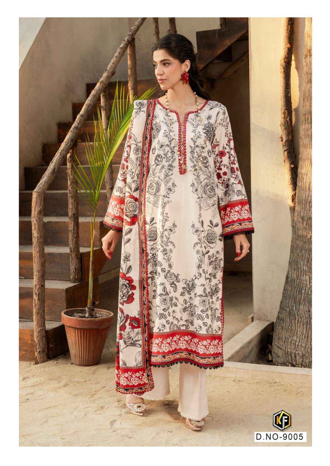 Keval Fab Qurbat Nx Vol 9 Readymade Karachi Cotton Suit Catalog Suppliers