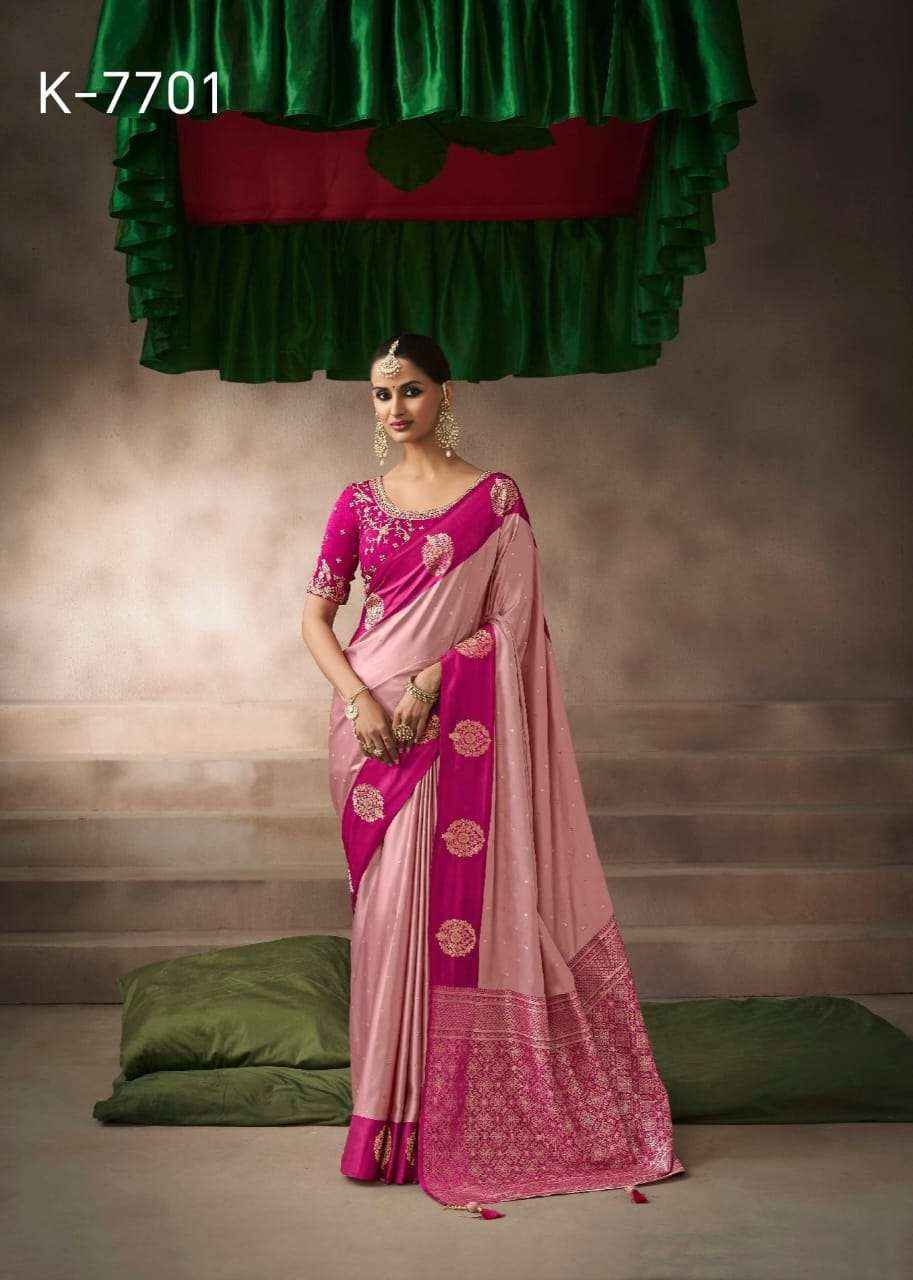 Kira Kalki Silk Satin Designer Saree Collection Wholesaler Surat Price ( 8 Pcs catalog )