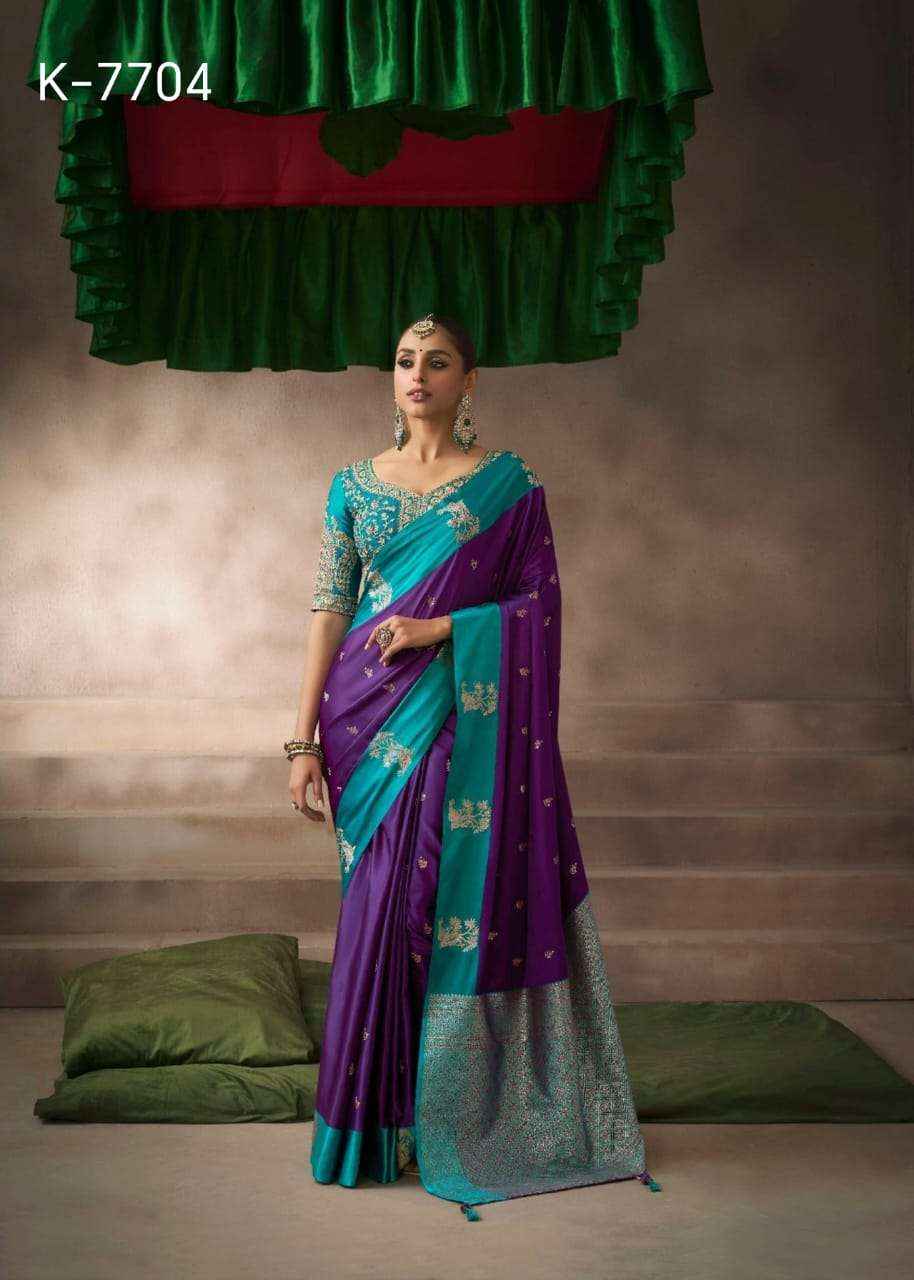Kira Kalki Silk Satin Designer Saree Collection Wholesaler Surat Price ( 8 Pcs catalog )