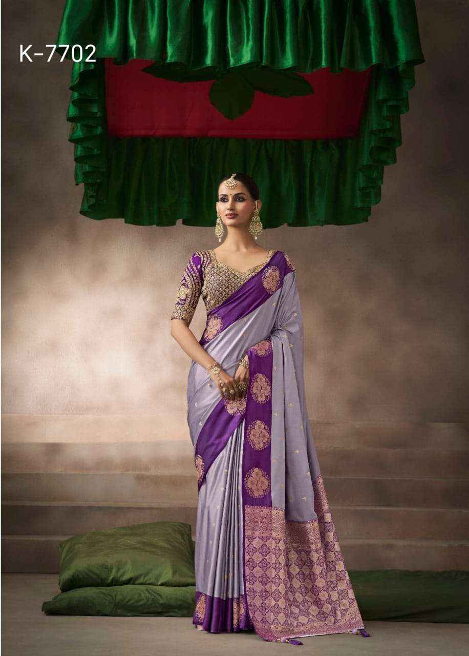 Kira Kalki Silk Satin Designer Saree Collection Wholesaler Surat Price ( 8 Pcs catalog )