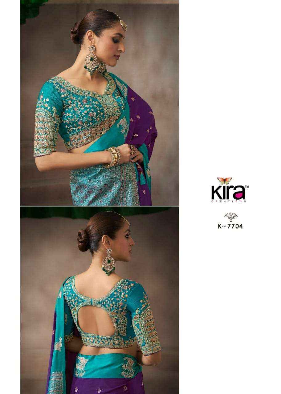 Kira Kalki Silk Satin Designer Saree Collection Wholesaler Surat Price ( 8 Pcs catalog )
