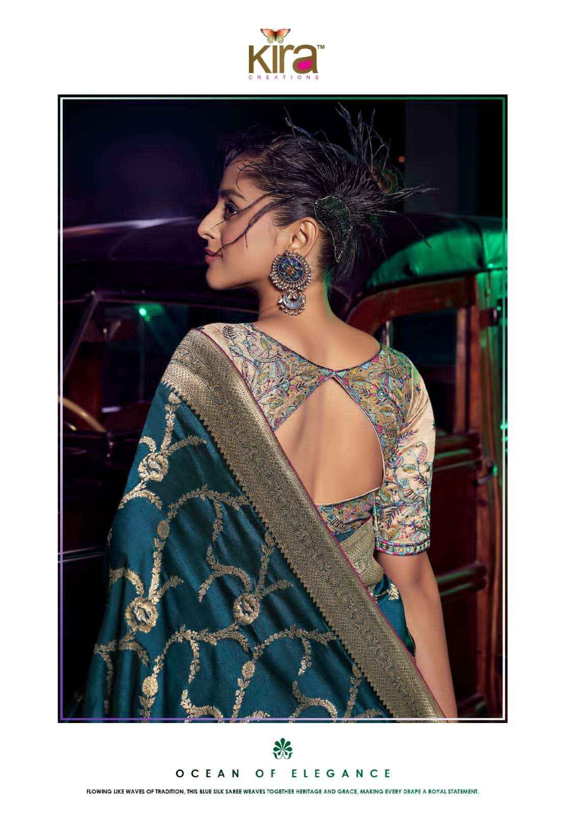 Kira Kavisha 7101 to 7106 Pure Silk Saree _ Surat Texteli Wholesale Price ( 6 Pcs Catalog )