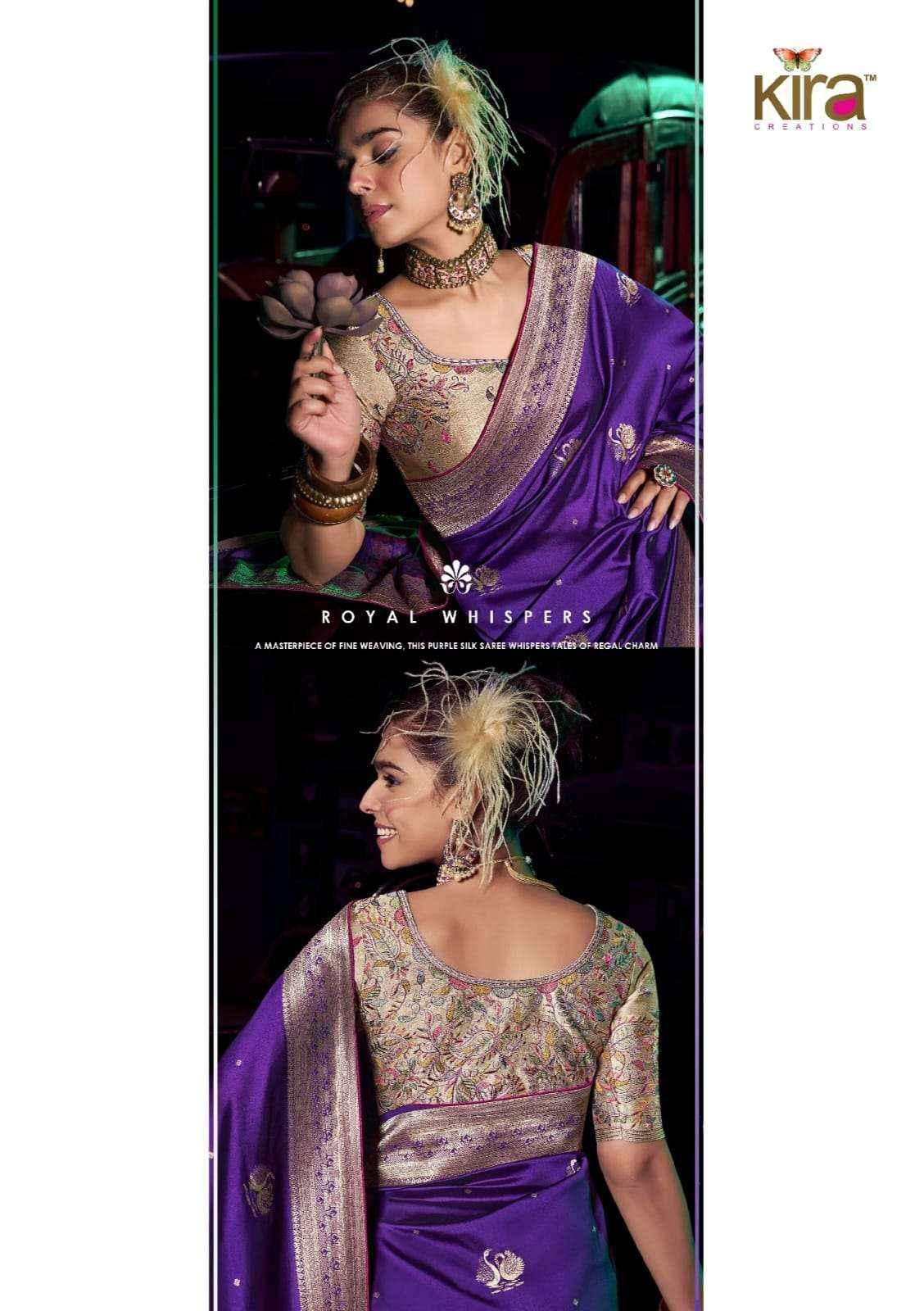 Kira Kavisha 7101 to 7106 Pure Silk Saree _ Surat Texteli Wholesale Price ( 6 Pcs Catalog )