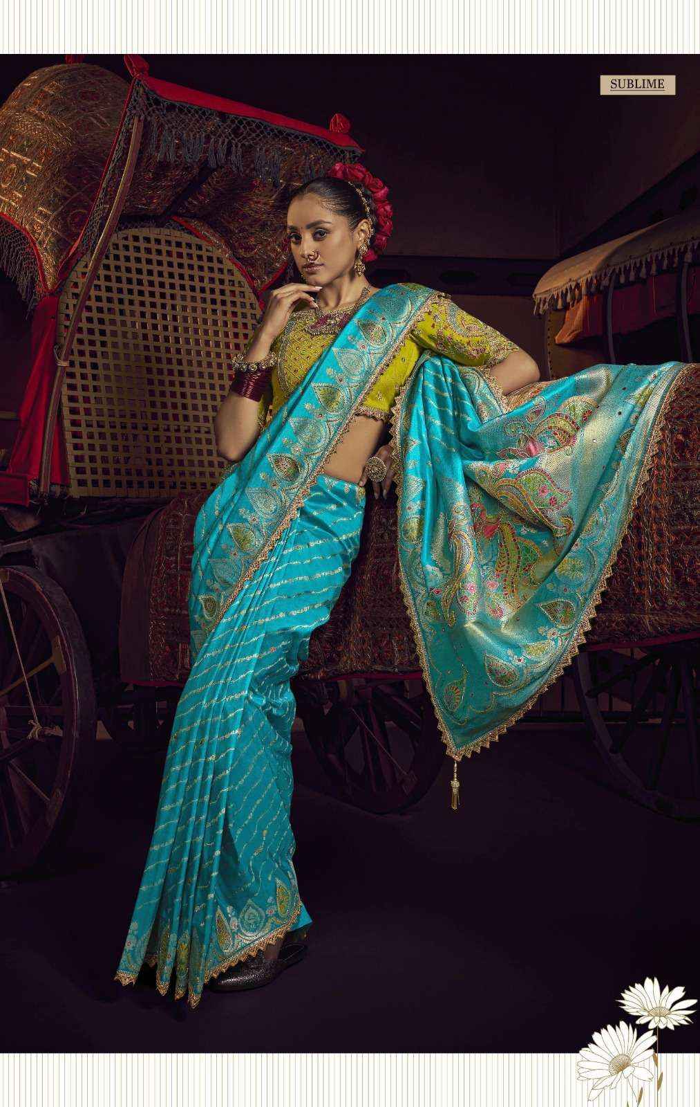 Kira Kimayra 6901 to 6906 Handwork Dola Silk Saree latest _ Surat Textile Market ( 6 Pcs Catalog )