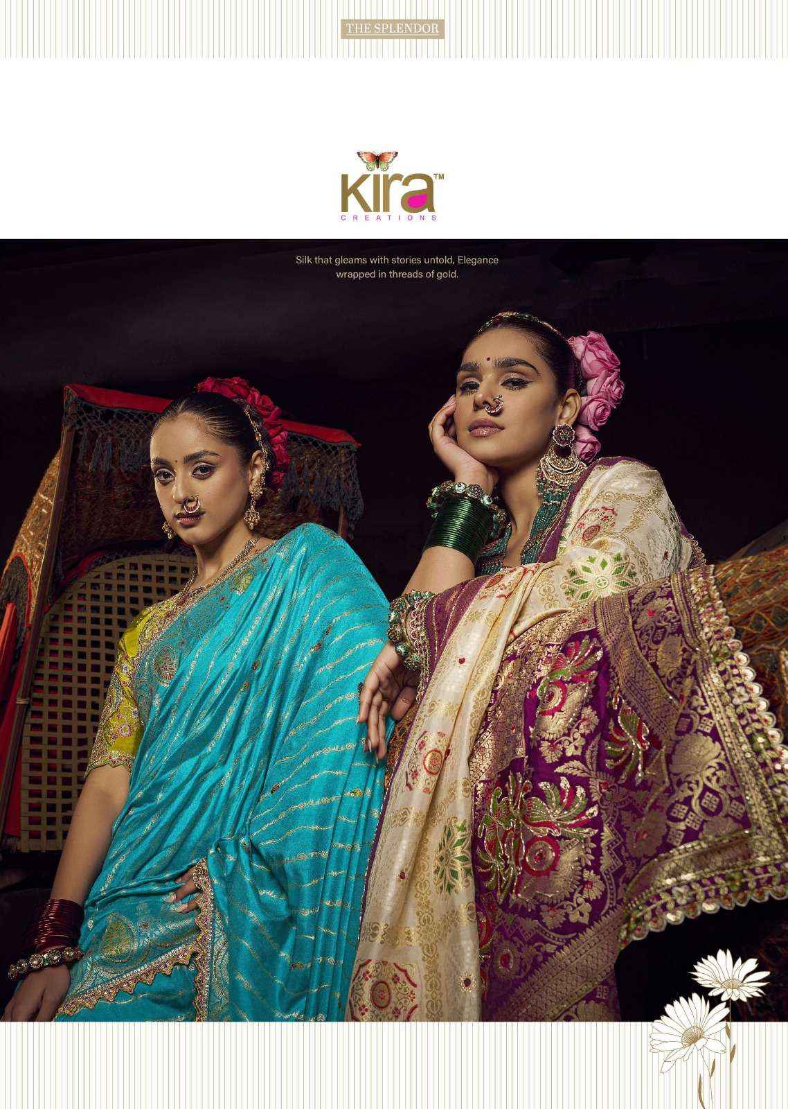 Kira Kimayra 6901 to 6906 Handwork Dola Silk Saree latest _ Surat Textile Market ( 6 Pcs Catalog )