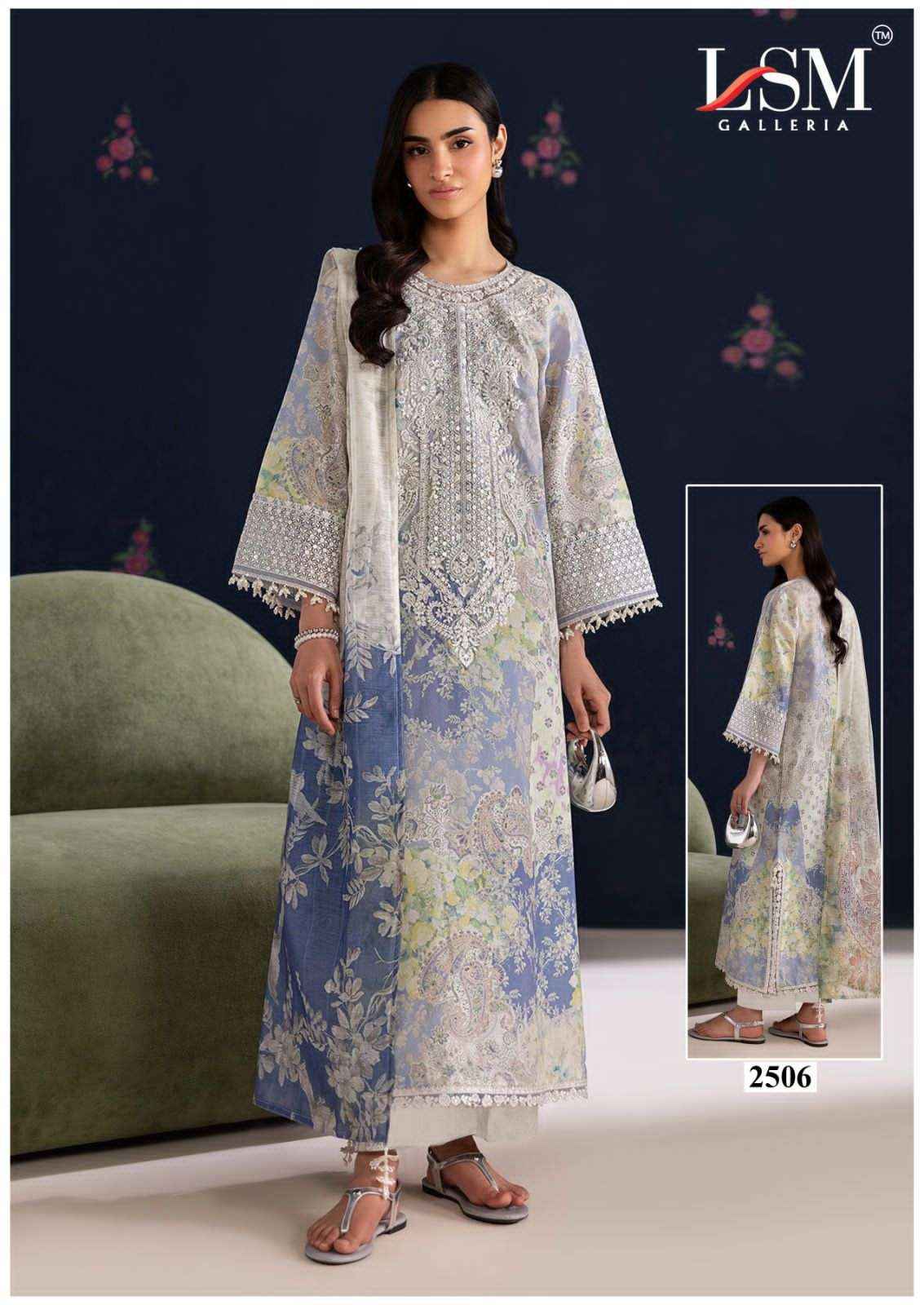 Lsm Parian Dream Vol 25 Pakistani Suits Wholesale Surat ( 6 Pcs Catalogue )