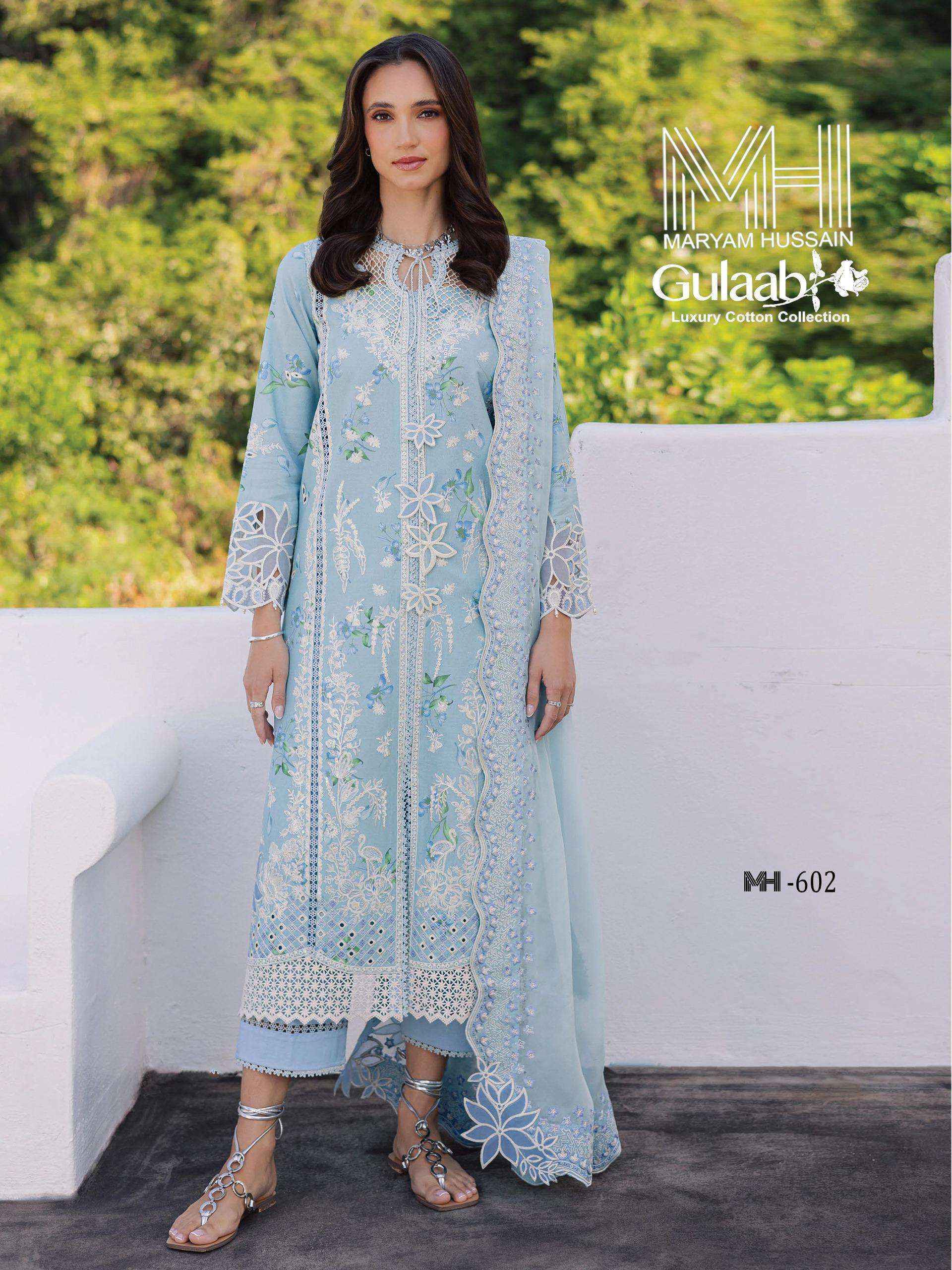Maryam Hussain Gulaab Vol 6 Dress Material Wholesale Shop Surat ( 6 pc Catalogue )