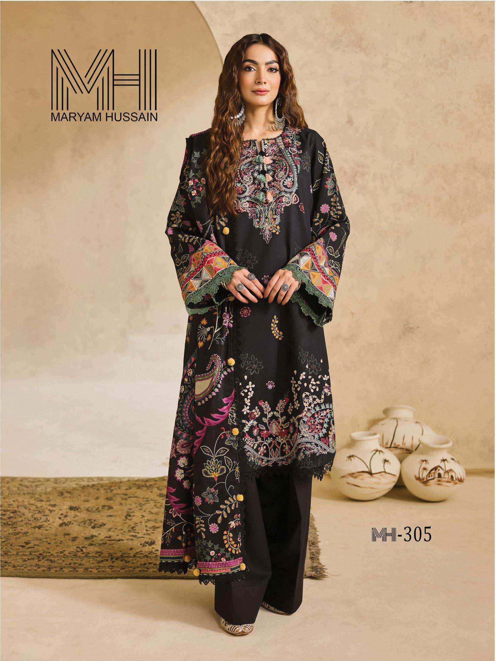 Maryam Hussain Noor E Kainat Vol 3 Cotton Dress _ Surat Wholesale Market Price ( 6 Pcs Catalog )