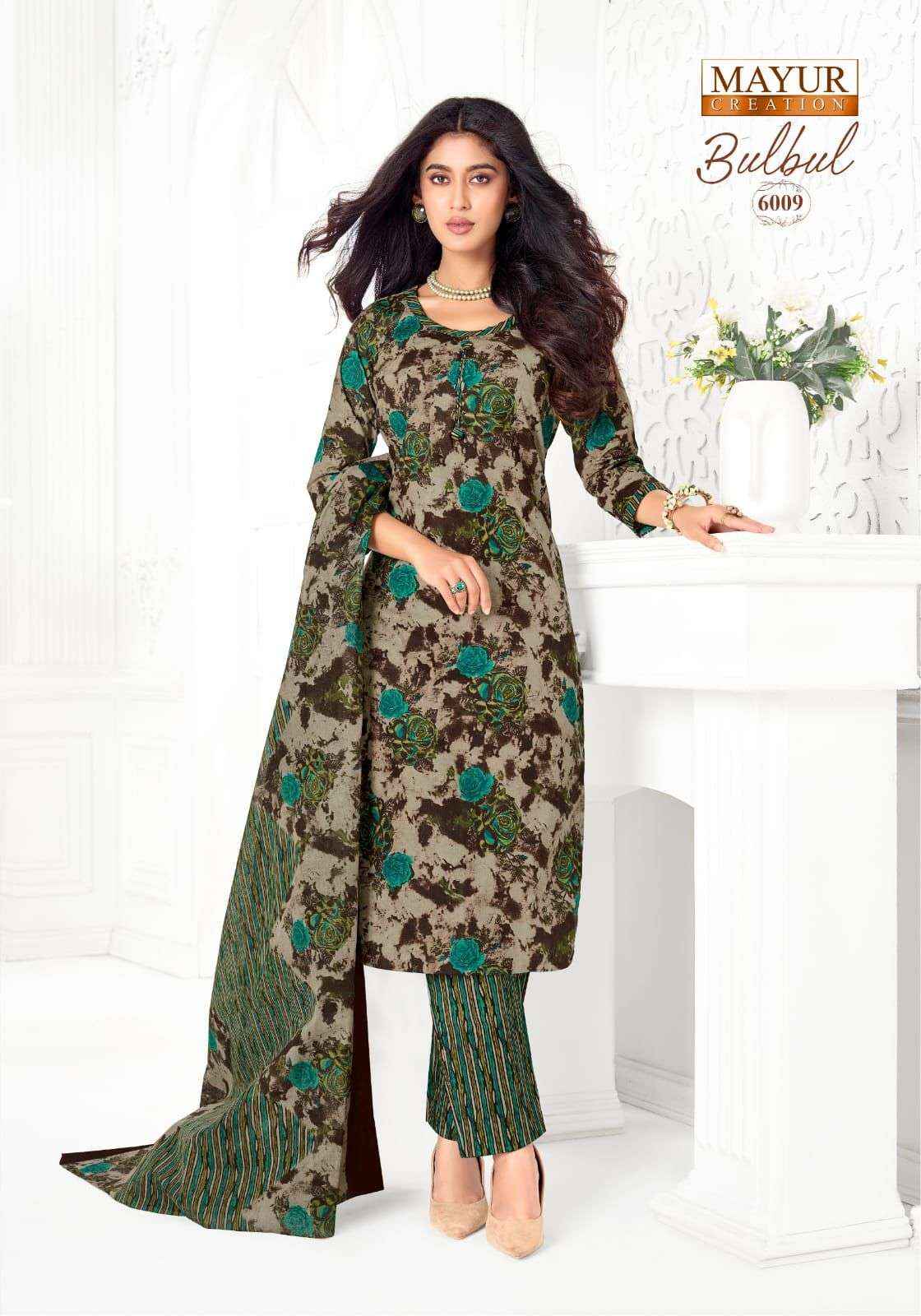 MAYUR CREATION BULBUL VOL 6  _ WHOLESALE CLOTHING SURAT ( 10 PCS CATALOGUE  )