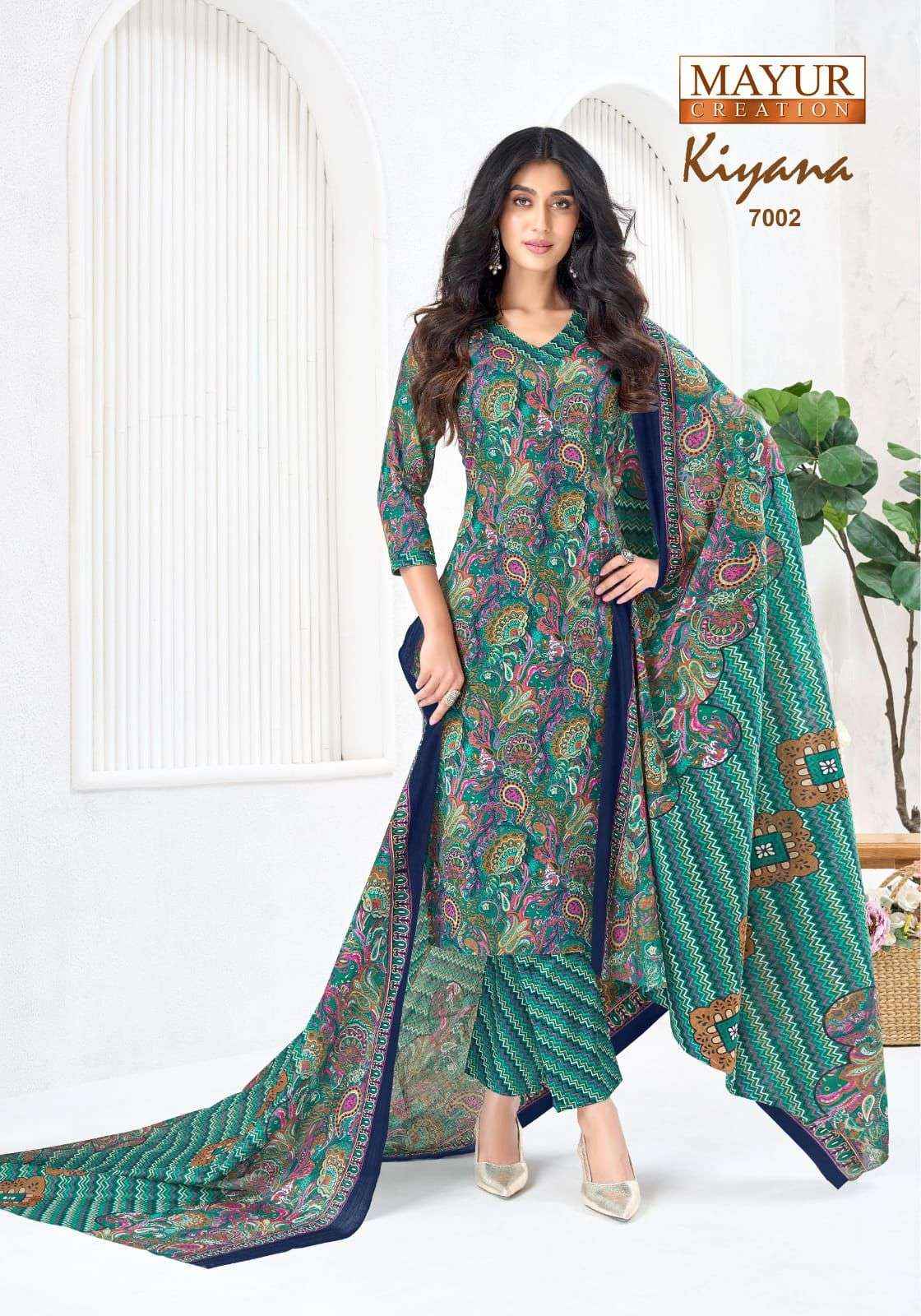 MAYUR CREATION KIYANA VOL 7 COTTON PRINTED LADIES SALWAR SUIT _ WHOLESALE SUPPLIER SURAT ( 10 PCS CATALOG )