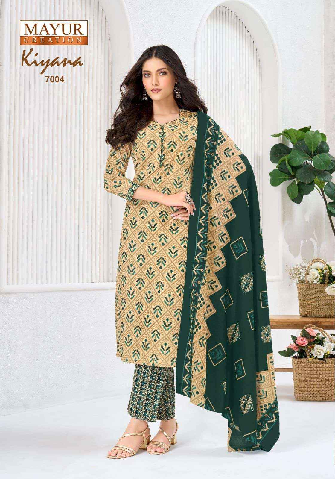 MAYUR CREATION KIYANA VOL 7 COTTON PRINTED LADIES SALWAR SUIT _ WHOLESALE SUPPLIER SURAT ( 10 PCS CATALOG )