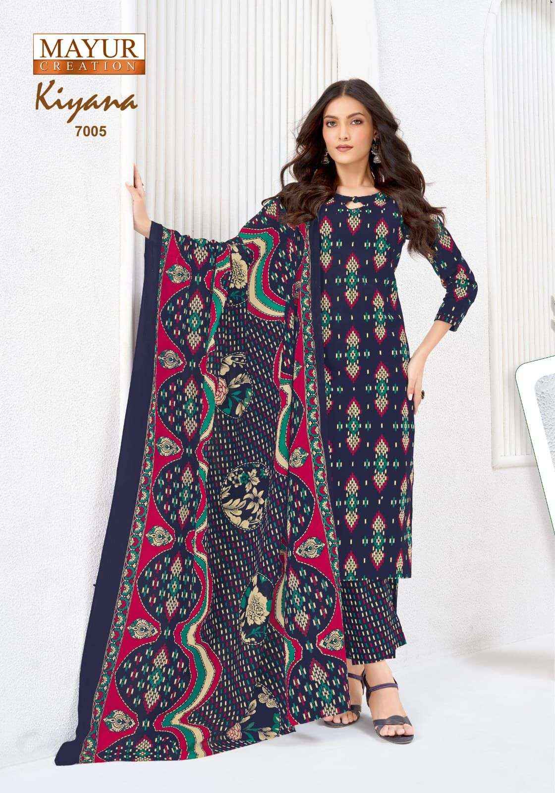 MAYUR CREATION KIYANA VOL 7 COTTON PRINTED LADIES SALWAR SUIT _ WHOLESALE SUPPLIER SURAT ( 10 PCS CATALOG )