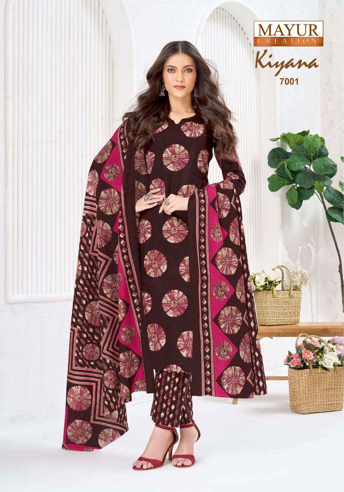 Mayur Creation Kiyana Vol 7 Readymade Cotton Dress Surat Wholesale Price ( 10 Pcs Catalog )