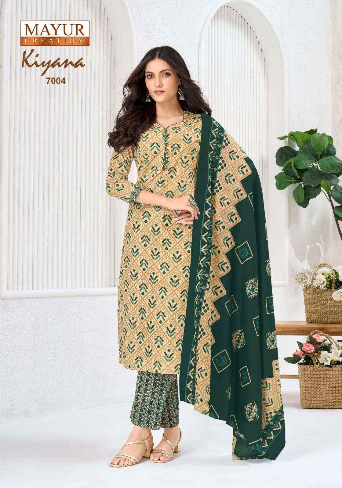 Mayur Creation Kiyana Vol 7 Readymade Cotton Dress Surat Wholesale Price ( 10 Pcs Catalog )