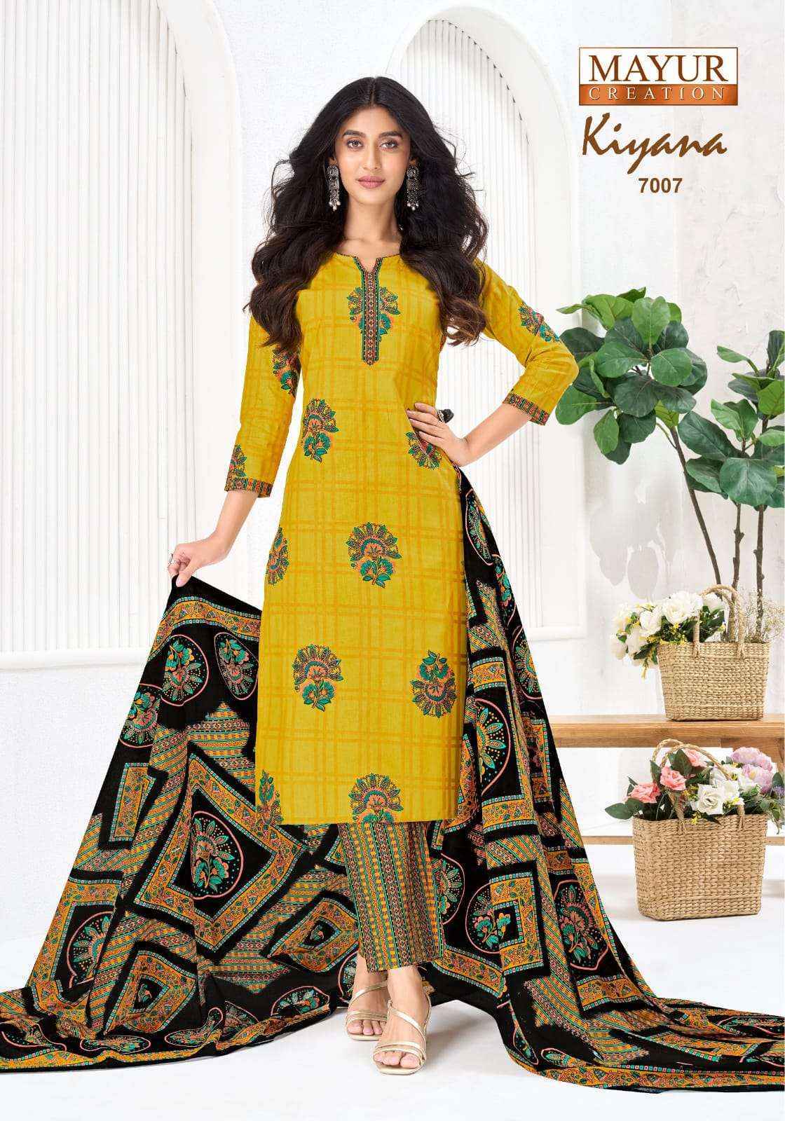 Mayur Creation Kiyana Vol 7 Readymade Cotton Dress Surat Wholesale Price ( 10 Pcs Catalog )