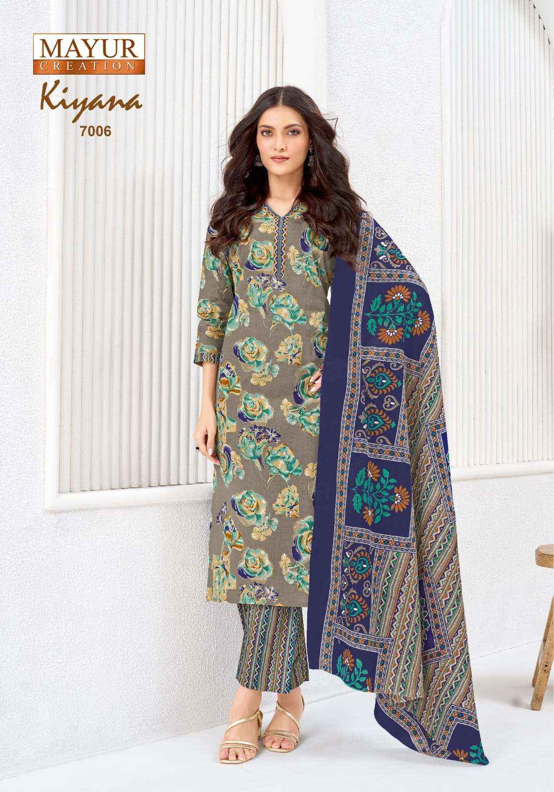 Mayur Creation Kiyana Vol 7 Readymade Cotton Suit Surat Wholesale Market Price ( 10 Pcs Catalog )