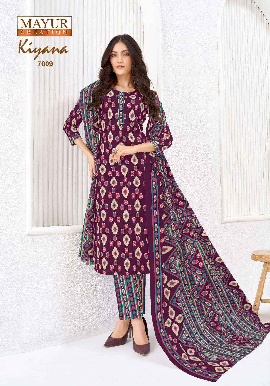 Mayur Creation Kiyana Vol 7 Readymade Cotton Suit Surat Wholesale Market Price ( 10 Pcs Catalog )
