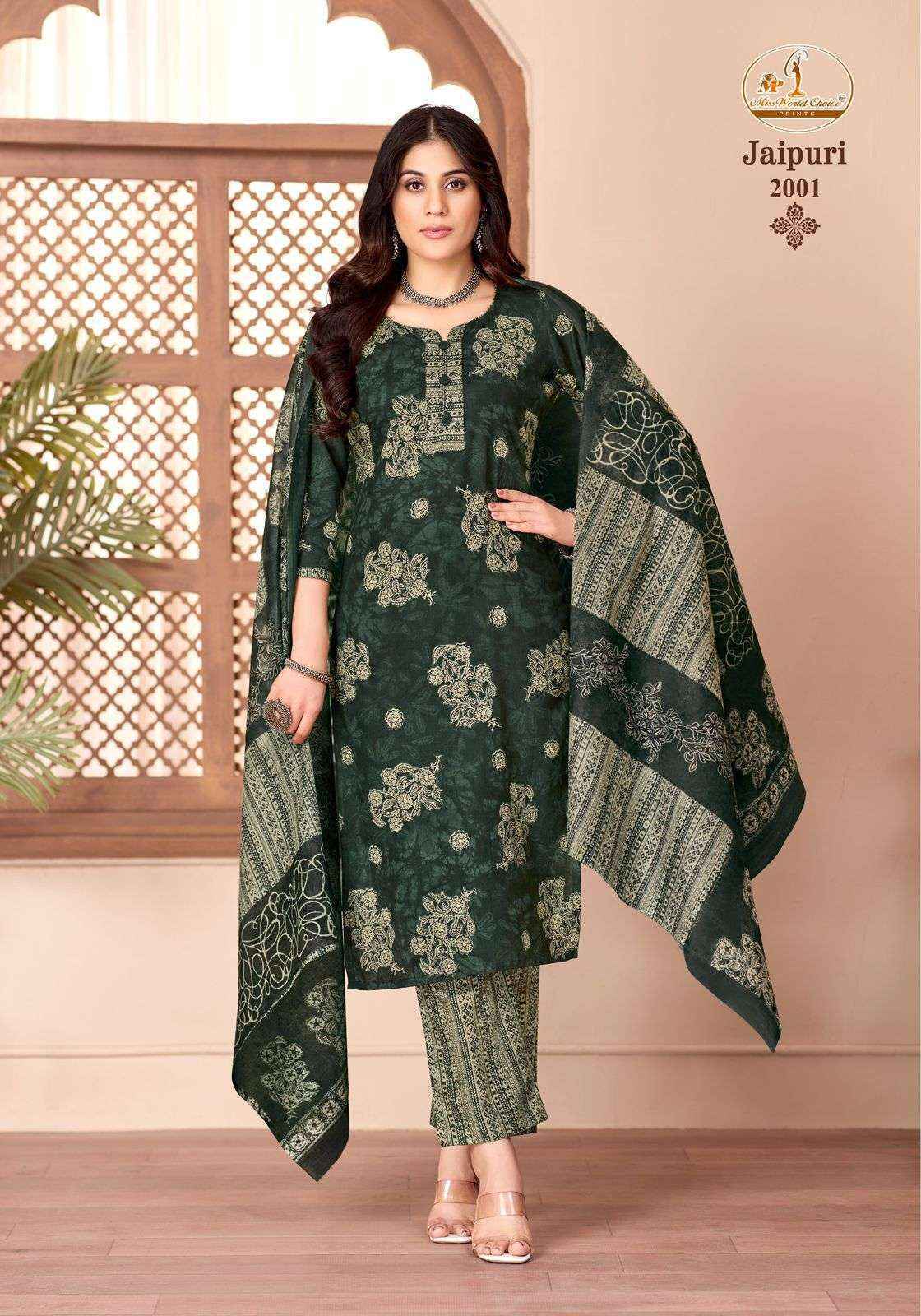 Miss World Choice Jaipuri Vol 2 Readymade Cotton Dress _ Surat Wholesale Market Price ( 10 Pcs Catalog )
